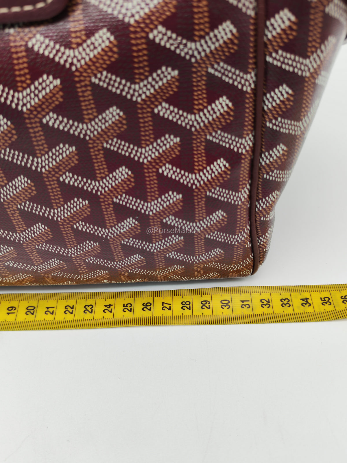 Goyard Rouette Souple Shoulder Bag PM in Burgundy Goyardine Canvas | Purse Maison Luxury Bags Shop