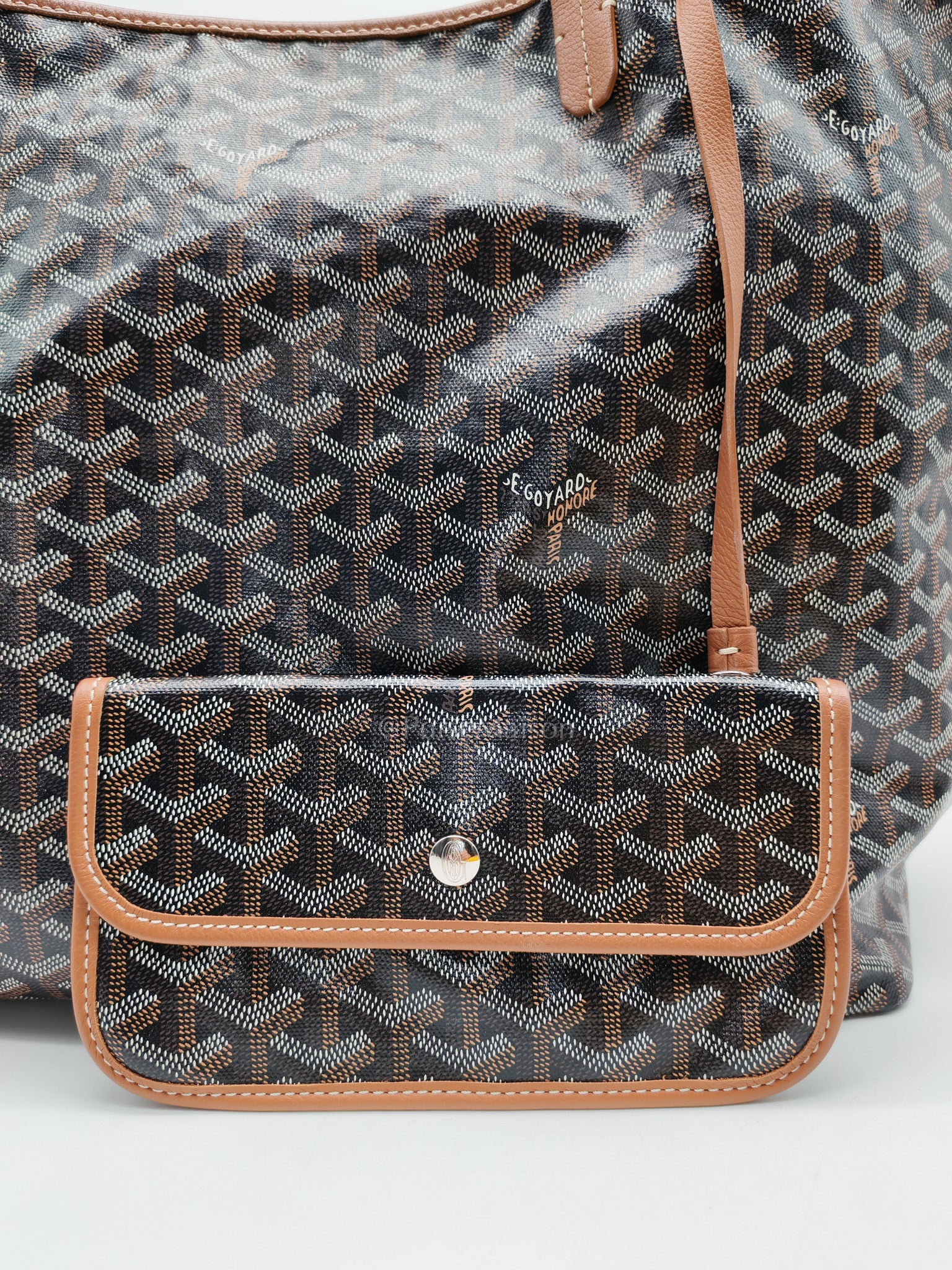 Goyard Saint Louis GM Tan in Goyardine Canvas Tote Bag | Purse Maison Luxury Bags Shop