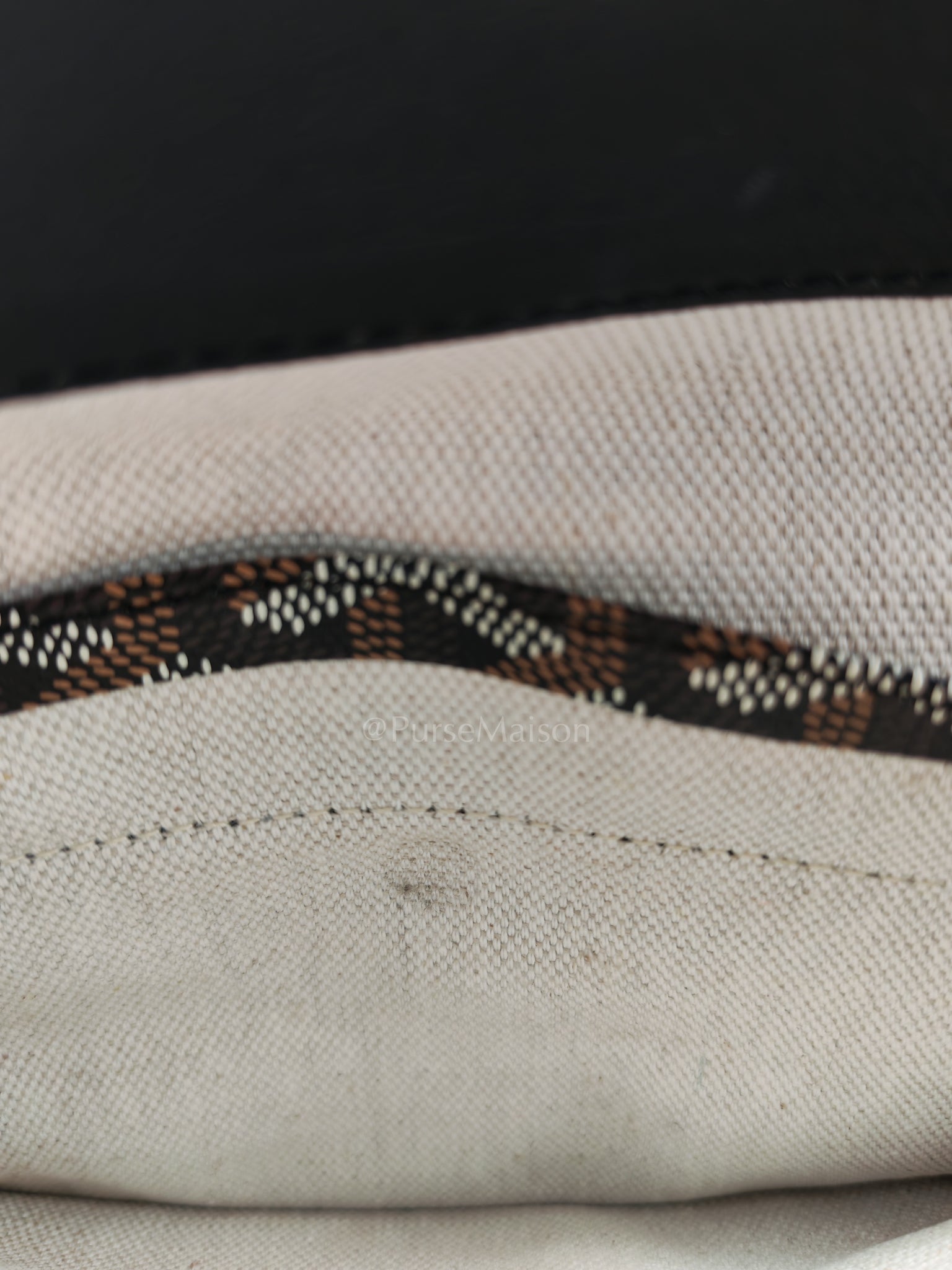 Goyard St. Louis Pm in Black Goyardine Canvas | Purse Maison Luxury Bags Shop