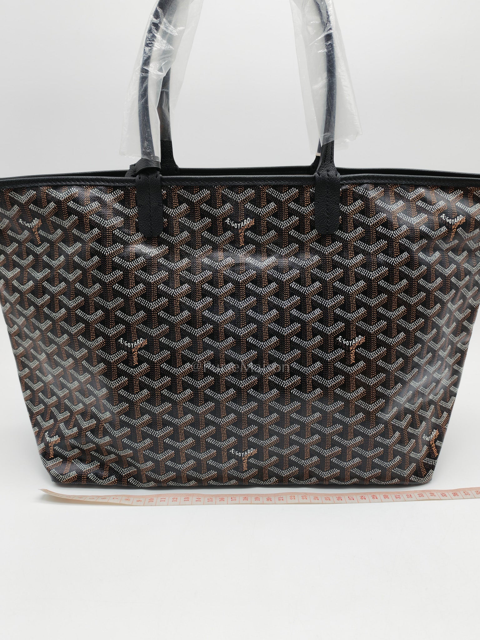 Goyard Saint Louis PM in Black Goyardine Canvas | Purse Maison Luxury Bags Shop