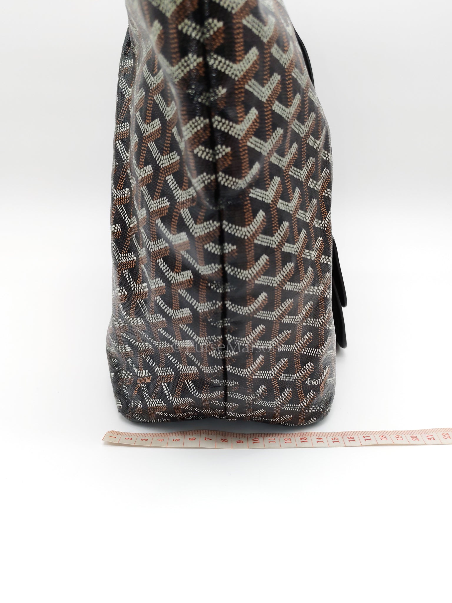 Goyard St. Louis Pm in Black Goyardine Canvas | Purse Maison Luxury Bags Shop