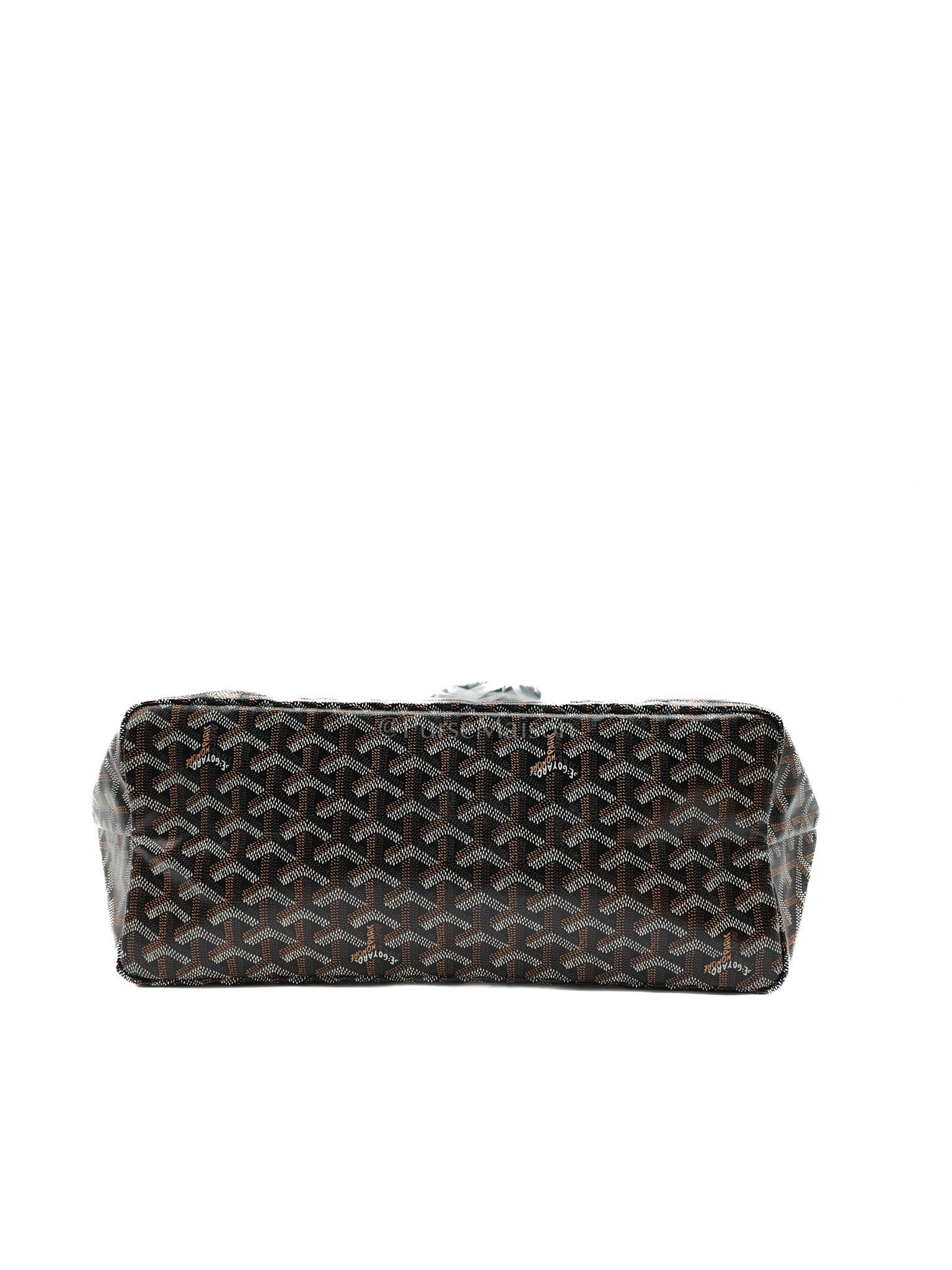 Goyard Saint Louis PM in Black Goyardine Canvas | Purse Maison Luxury Bags Shop