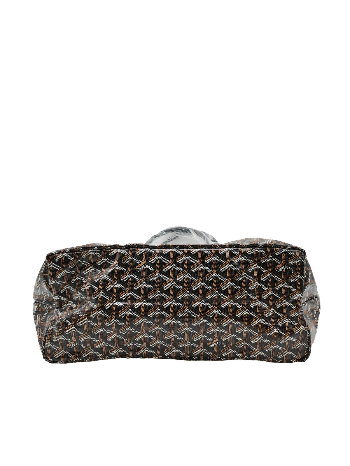 Goyard Saint Louis PM in Black Goyardine Canvas with Croc Universal Clip Charm | Purse Maison Luxury Bags Shop