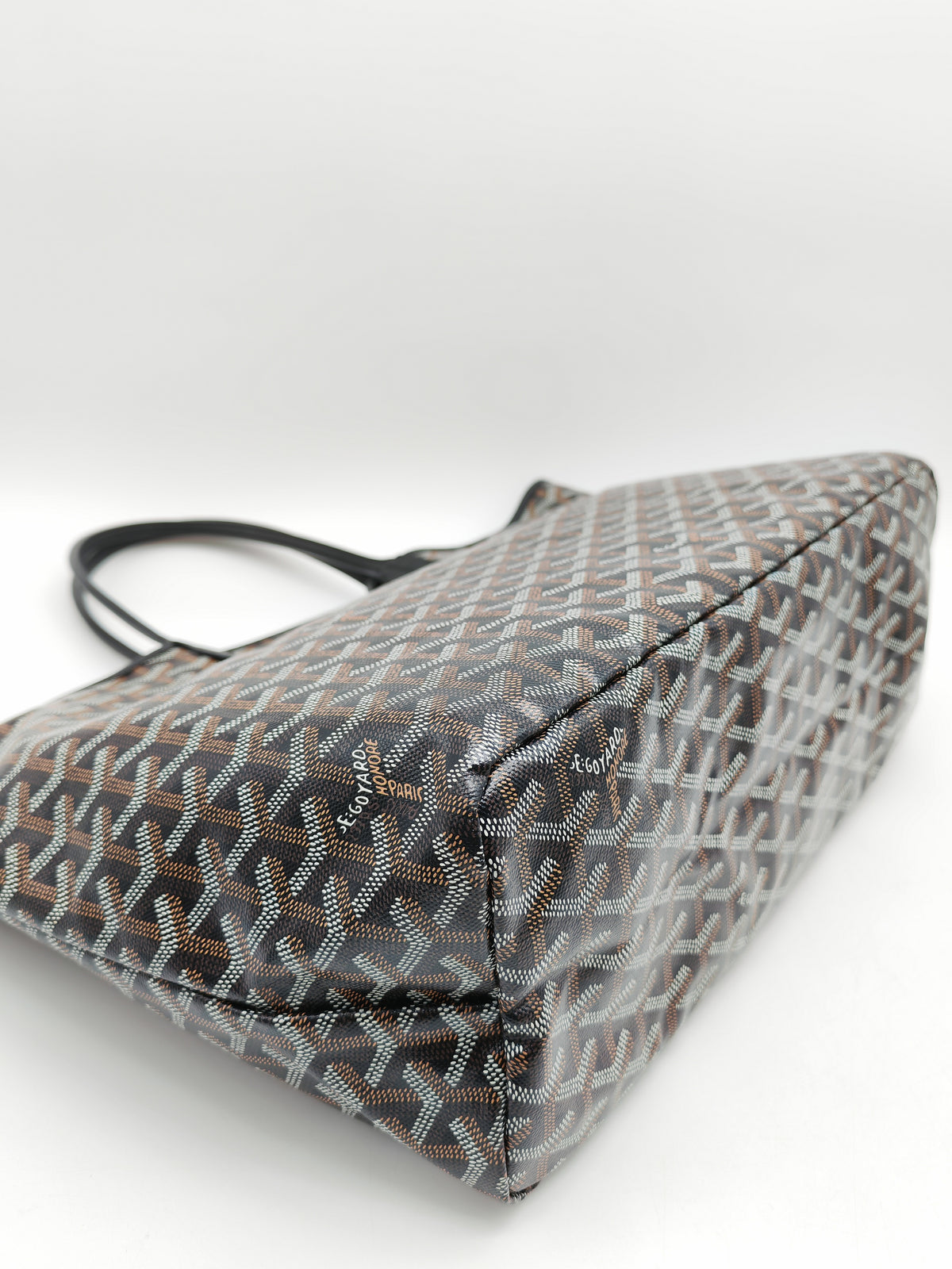 Goyard Saint Louis PM in Black/Noir Goyardine Canvas | Purse Maison Luxury Bags Shop