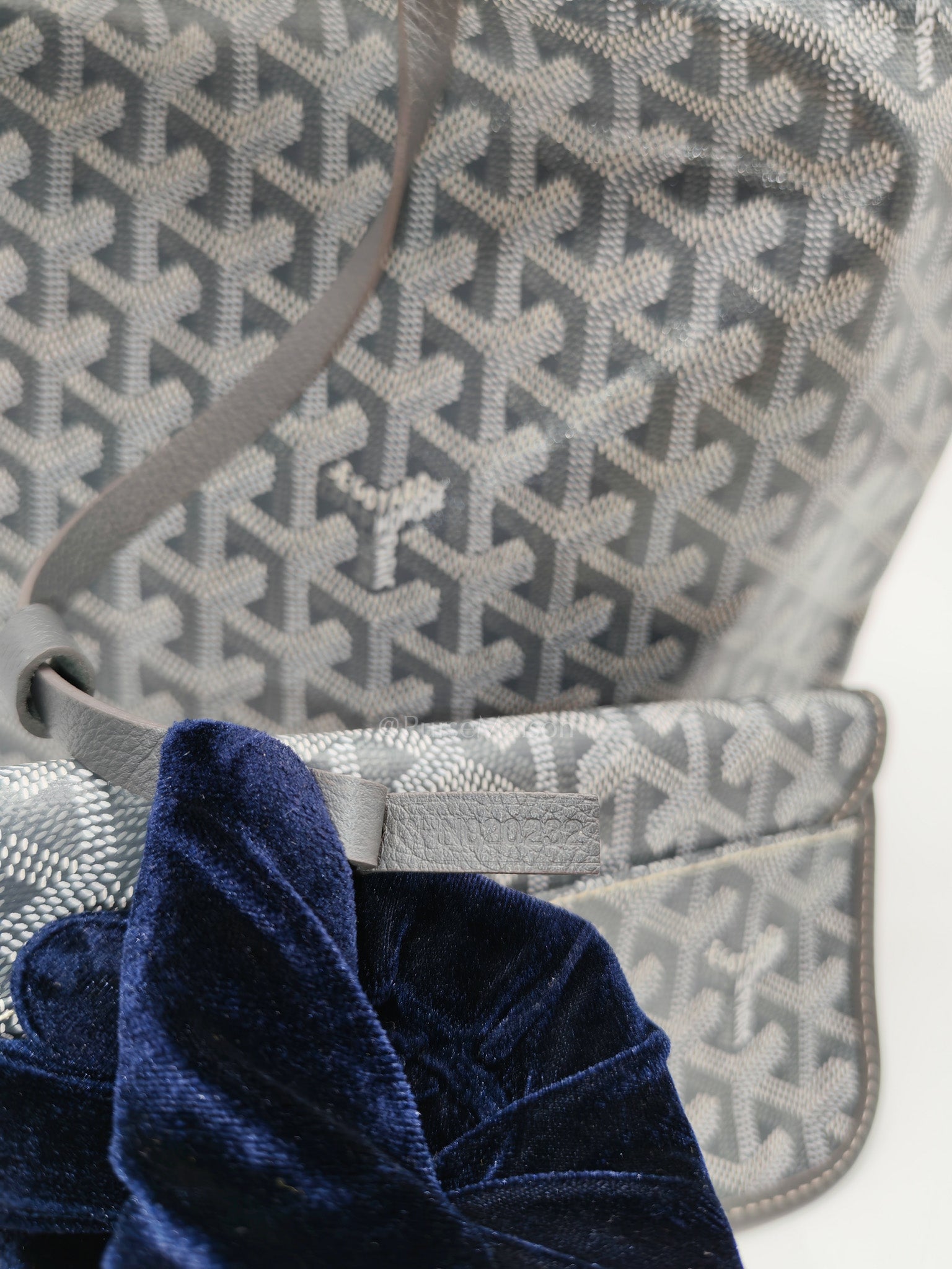 Goyard Saint Louis PM in Gray Goyardine Canvas | Purse Maison Luxury Bags Shop