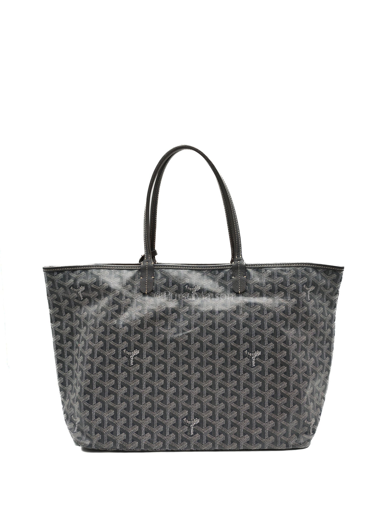 Goyard Saint Louis PM in Gray Goyardine Canvas | Purse Maison Luxury Bags Shop