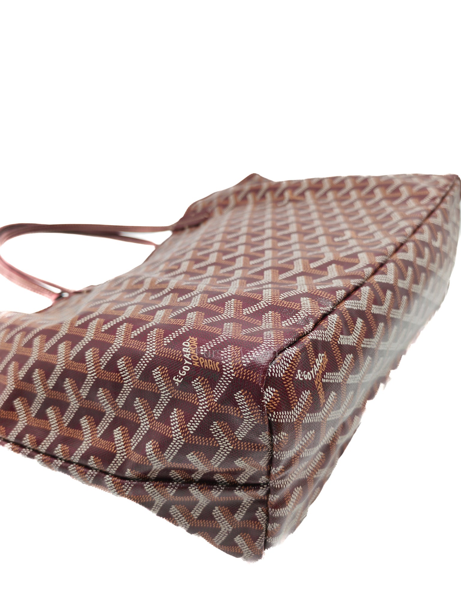 Goyard Saint Louis PM Tote Bag in Burgundy Goyardine Canvas | Purse Maison Luxury Bags Shop