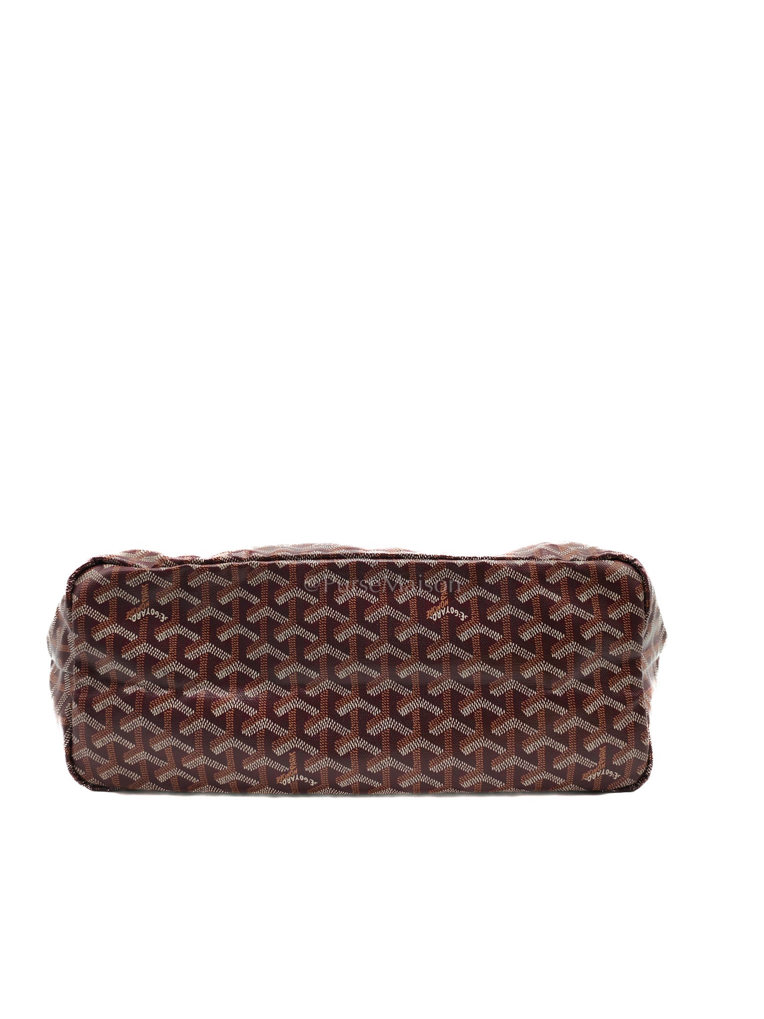 Goyard Saint Louis PM Tote Bag in Burgundy Goyardine Canvas | Purse Maison Luxury Bags Shop