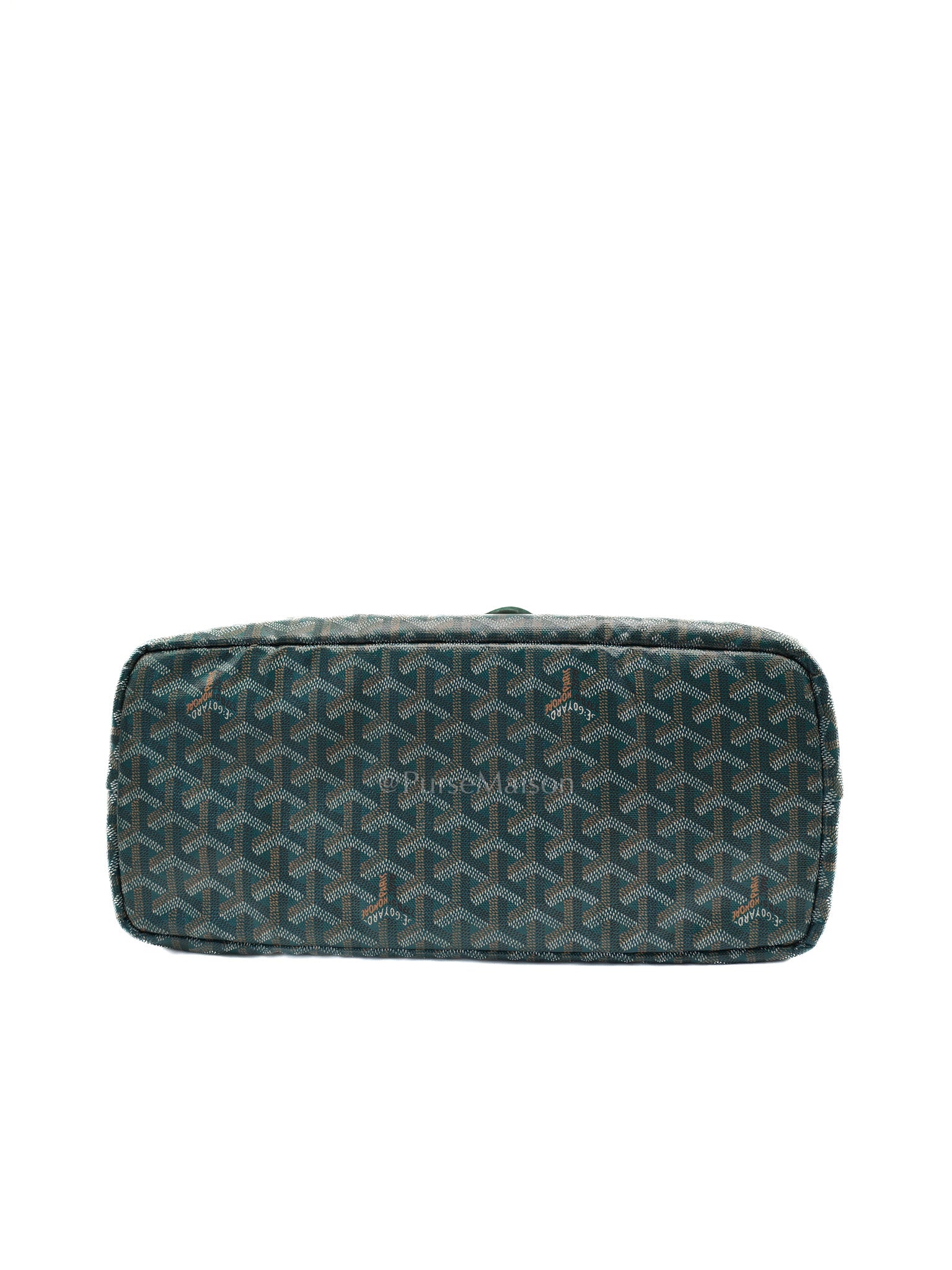 Goyard Saint Louis PM Tote Bag in Green Goyardine Canvas | Purse Maison Luxury Bags Shop