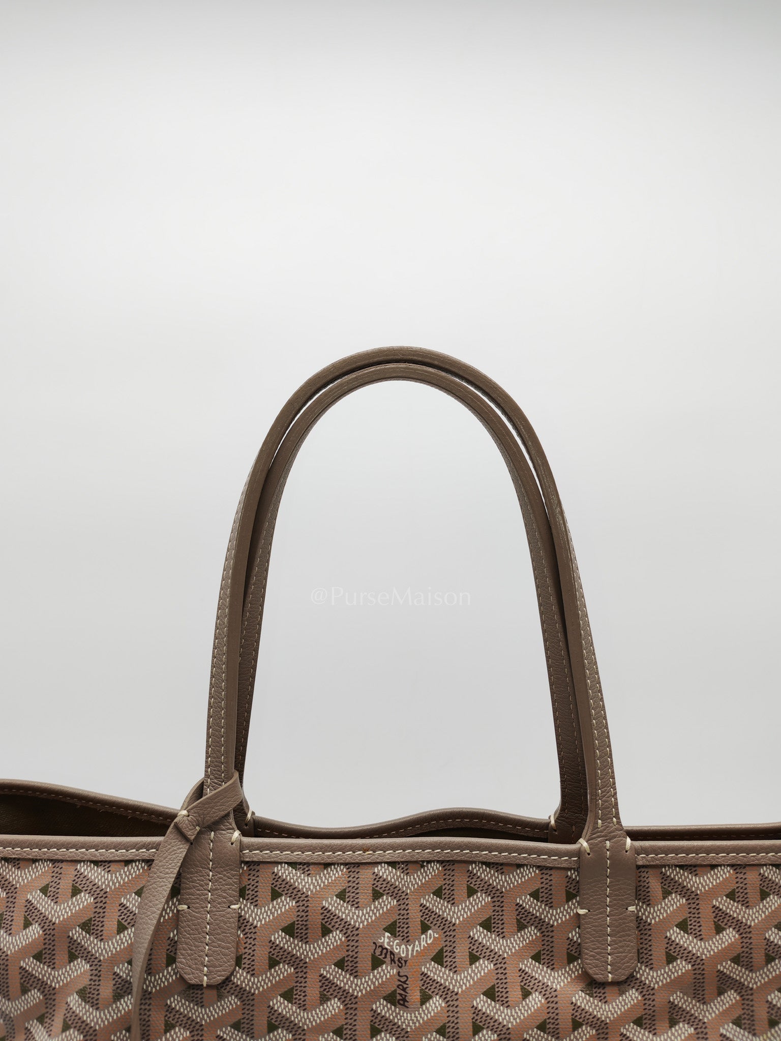 Goyard Saint Louis Tote Bag Pm in Claire-Voie Khaki Goyardine Canvas | Purse Maison Luxury Bags Shop