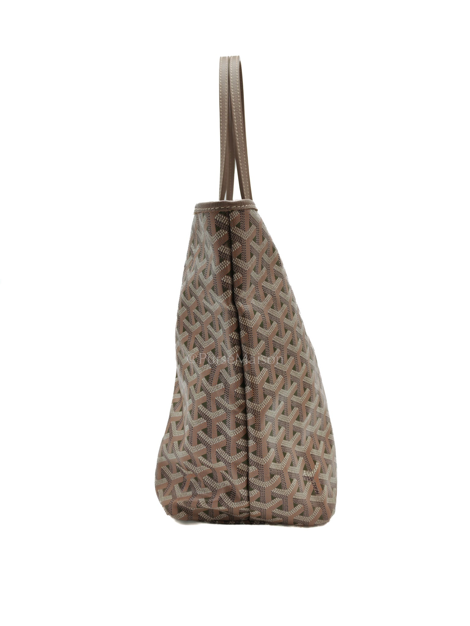 Goyard Saint Louis Tote Bag Pm in Claire-Voie Khaki Goyardine Canvas | Purse Maison Luxury Bags Shop