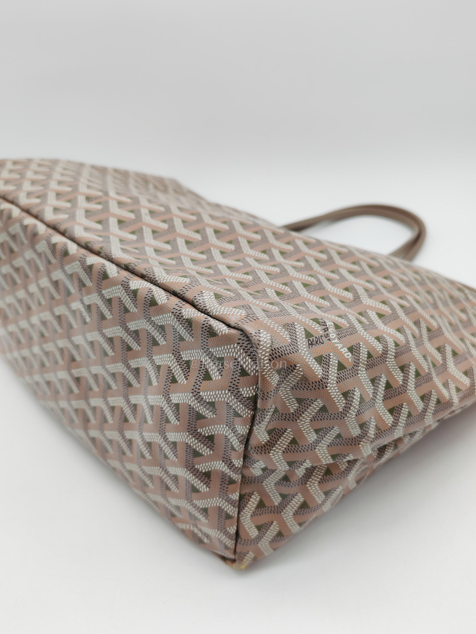 Goyard Saint Louis Tote Bag Pm in Claire-Voie Khaki Goyardine Canvas | Purse Maison Luxury Bags Shop