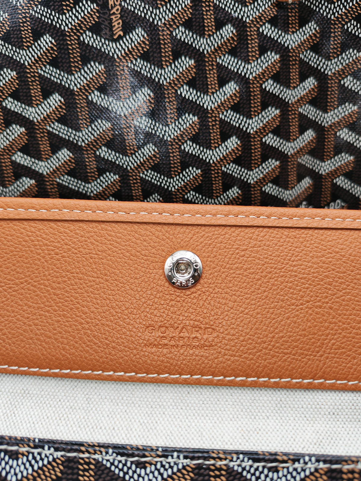 Goyard Saint Louis Tote Bag Pm in Tan Goyardine Canvas | Purse Maison Luxury Bags Shop