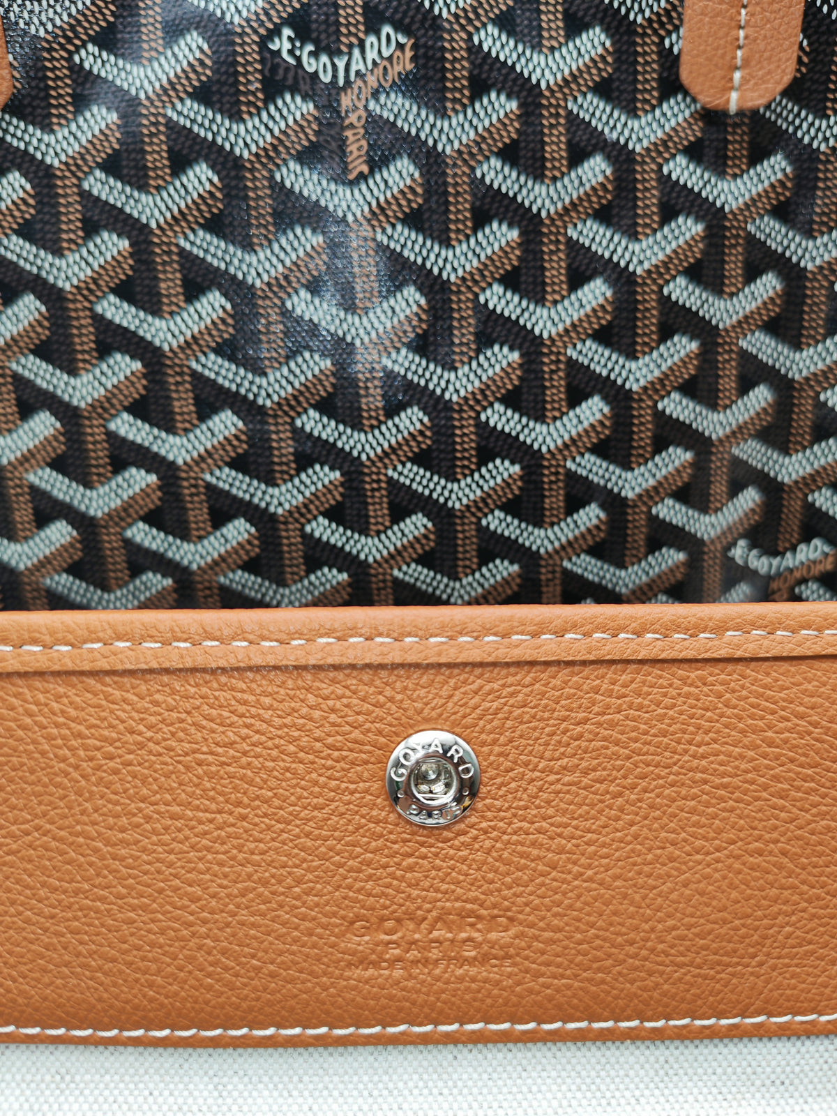 Goyard Saint Louis Tote Bag Pm in Tan Goyardine Canvas | Purse Maison Luxury Bags Shop