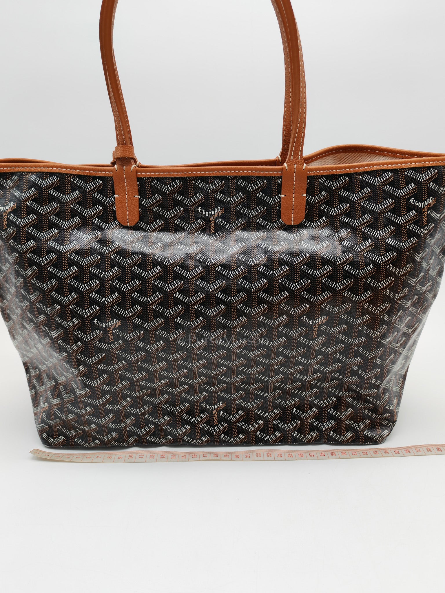 Goyard Saint Louis Tote Bag Pm in Tan Goyardine Canvas | Purse Maison Luxury Bags Shop