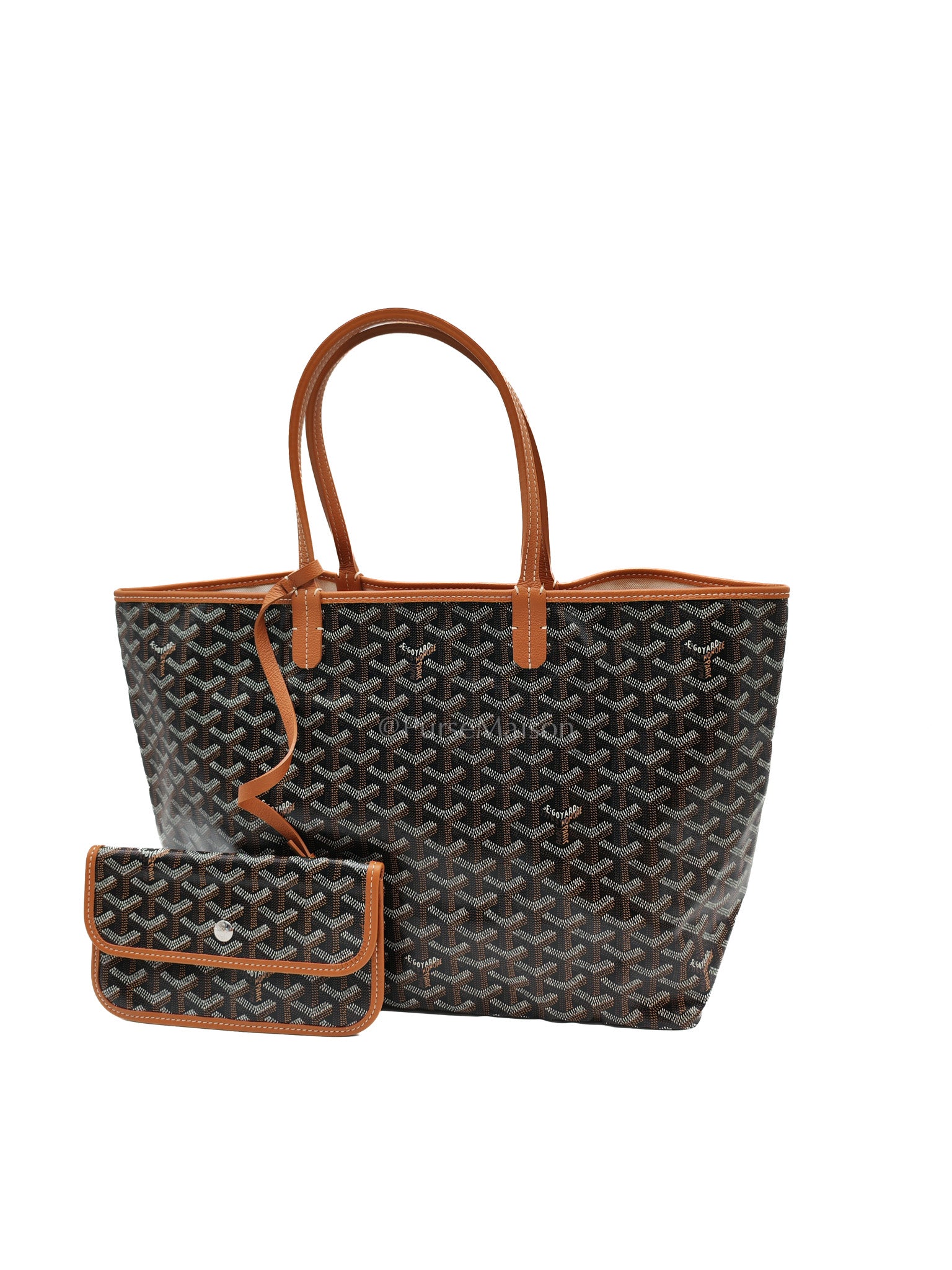 Goyard Saint Louis Tote Bag Pm in Tan Goyardine Canvas | Purse Maison Luxury Bags Shop