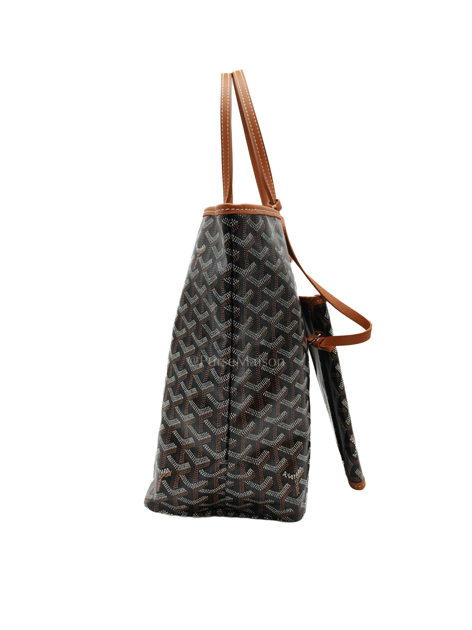 Goyard Saint Louis Tote Bag Pm in Tan Goyardine Canvas | Purse Maison Luxury Bags Shop