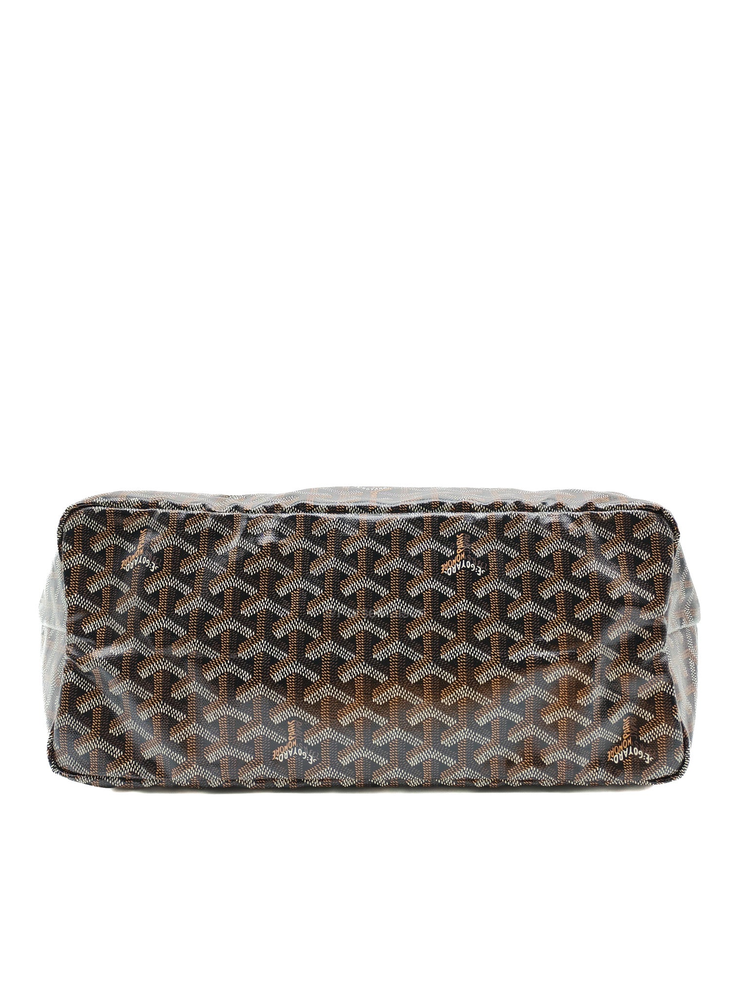 Goyard Saint Louis Tote Bag PM in Tan Goyardine Canvas with Croc Universal Clip Charm | Purse Maison Luxury Bags Shop