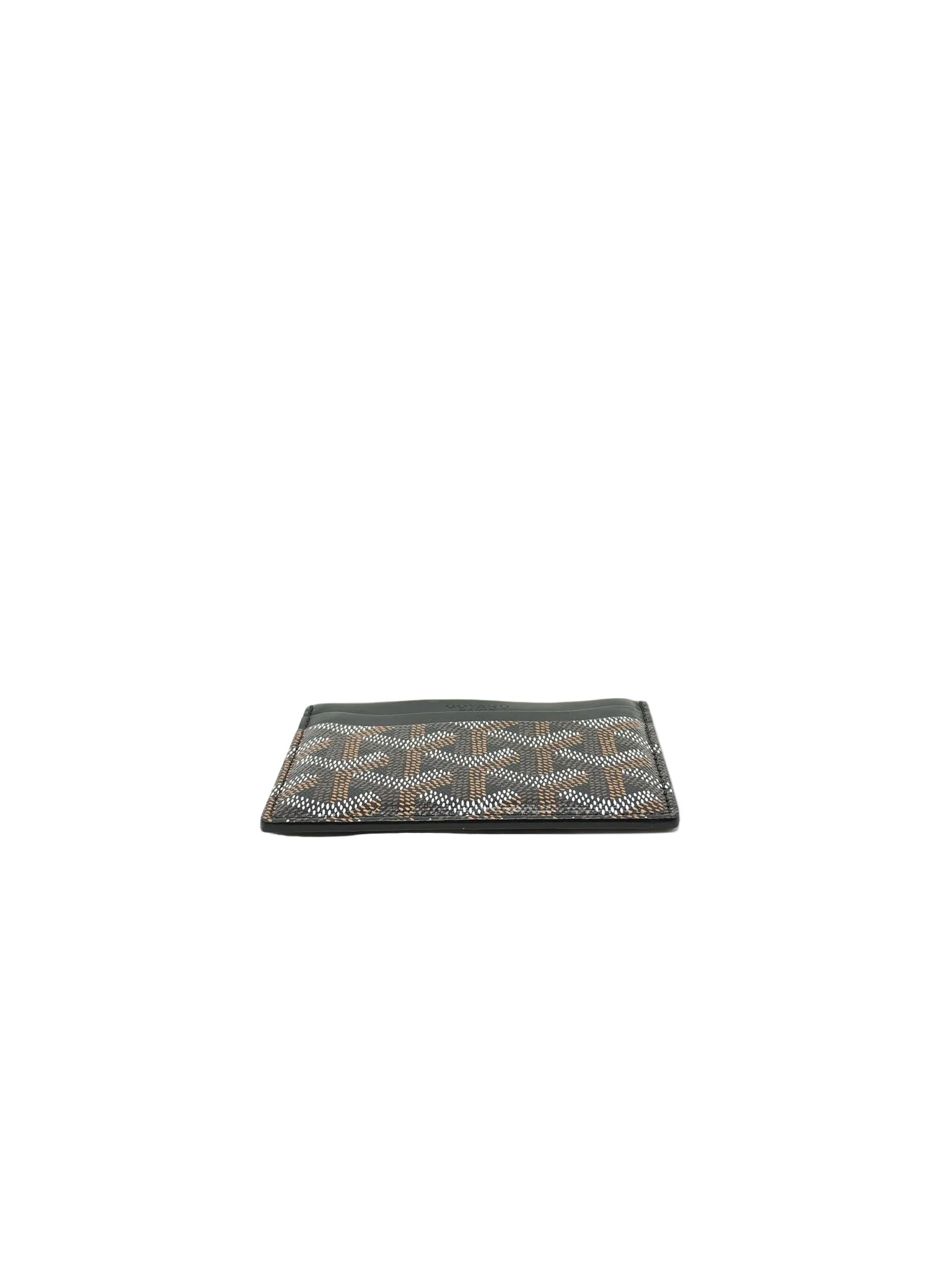 Goyard Saint Sulpice Card Holder in Black Goyardine Canvas | Purse Maison Luxury Bags Shop