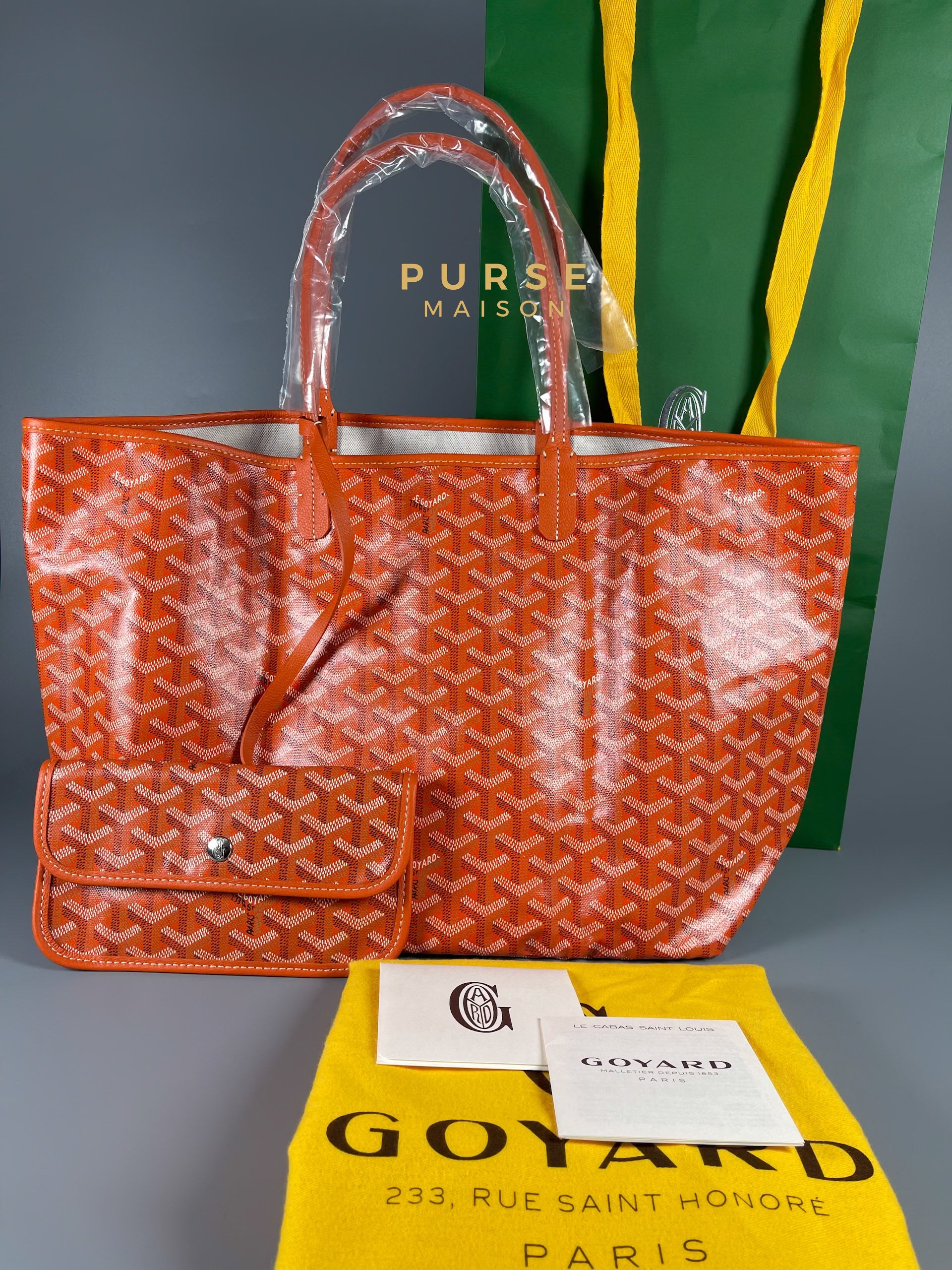 Goyard orange hotsell