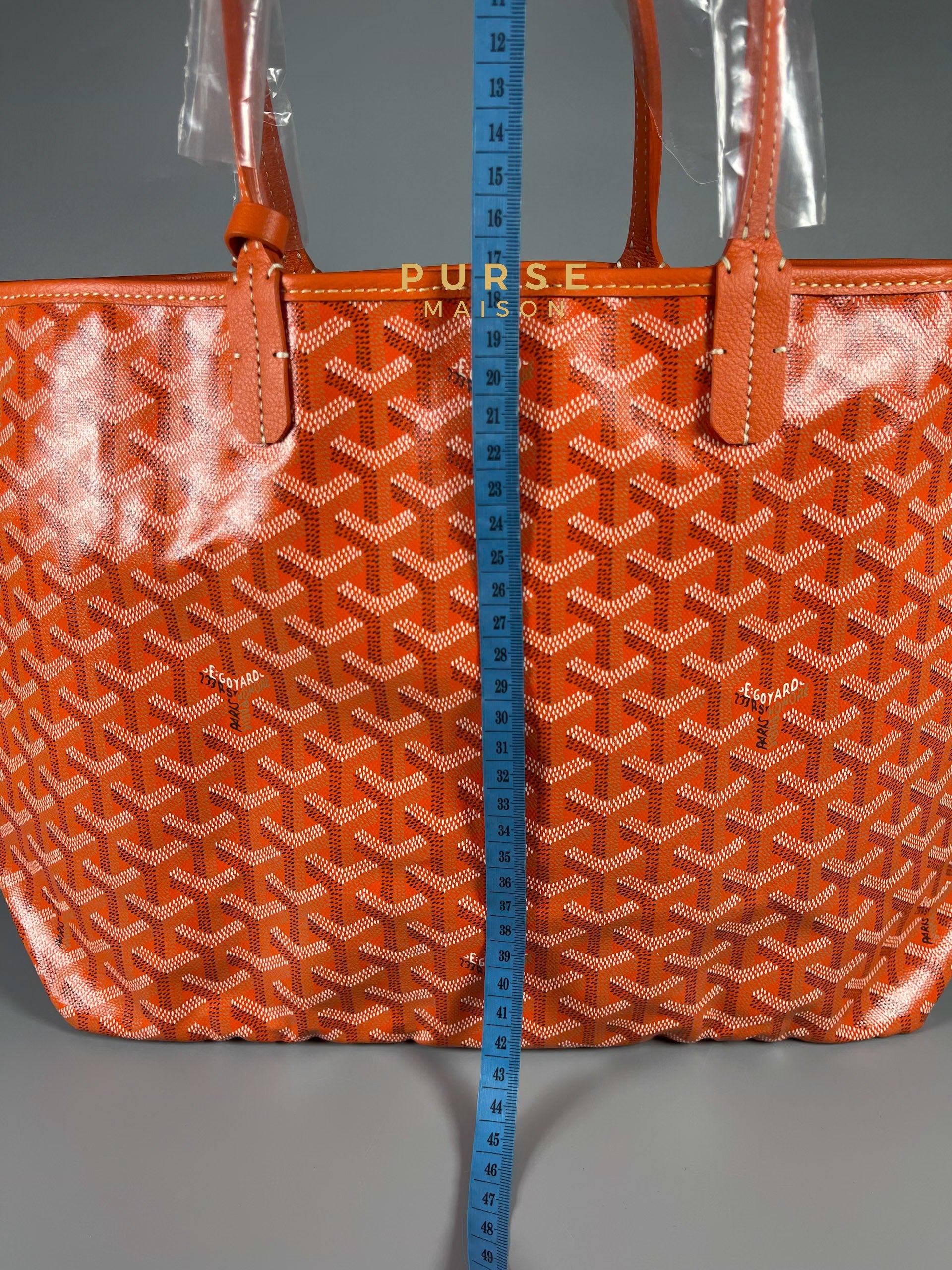 Goyard St. Louis PM Orange | Purse Maison Luxury Bags Shop