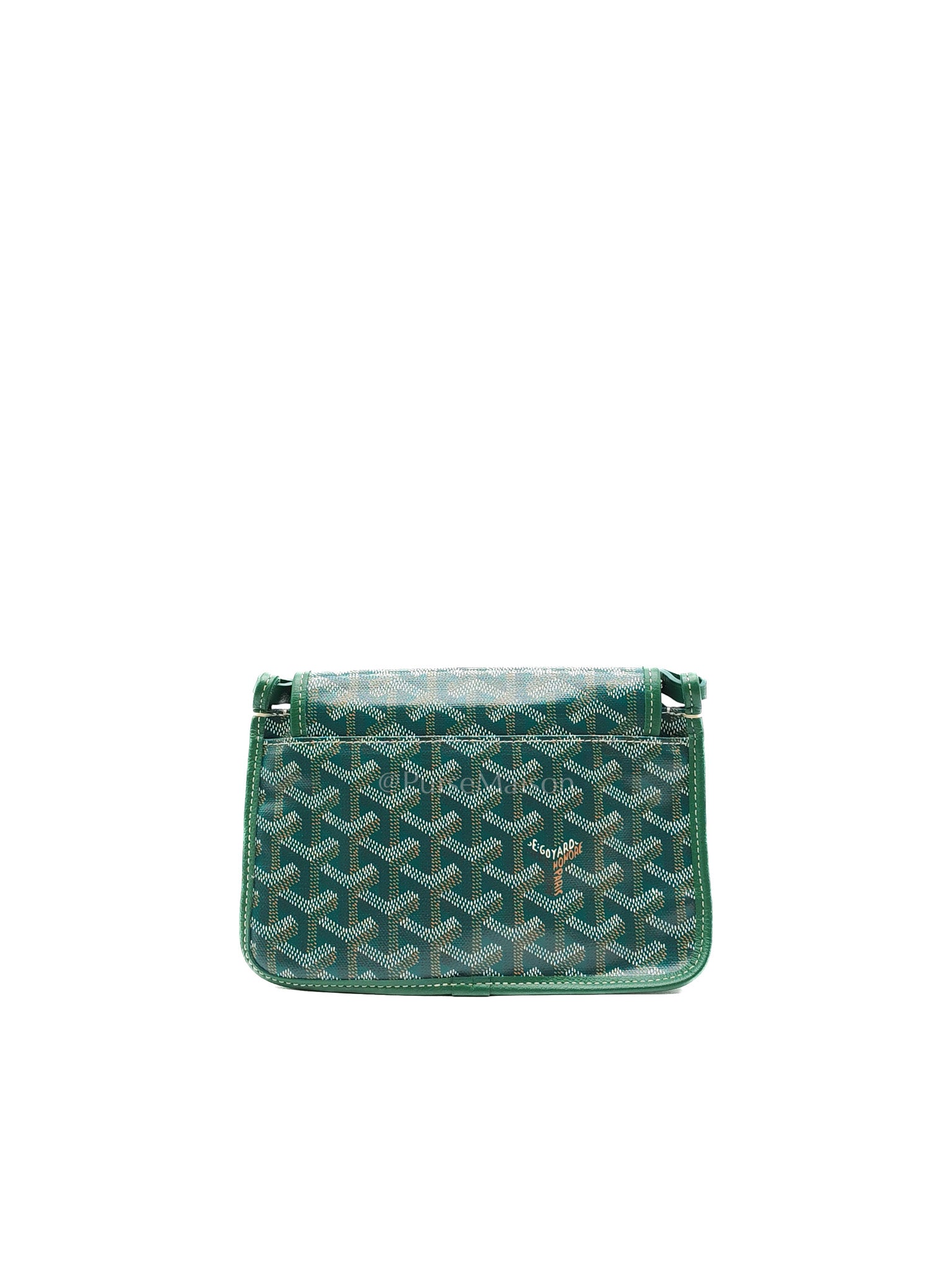 Goyard Plumet Crossbody Bag in Green Goyardine Canvas