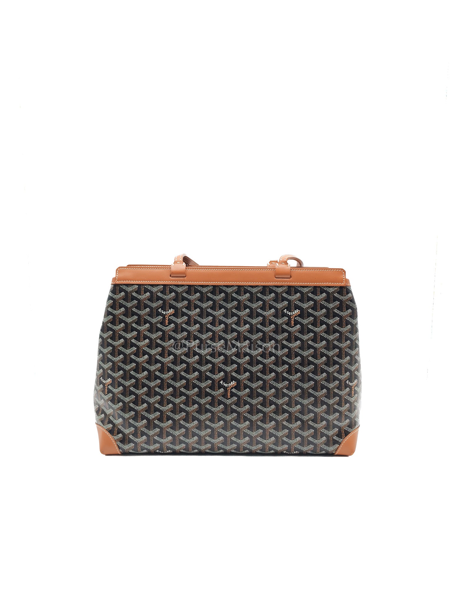 Bellechasse Blaude Tote Bag Pm in Tan Goyardine Canvas