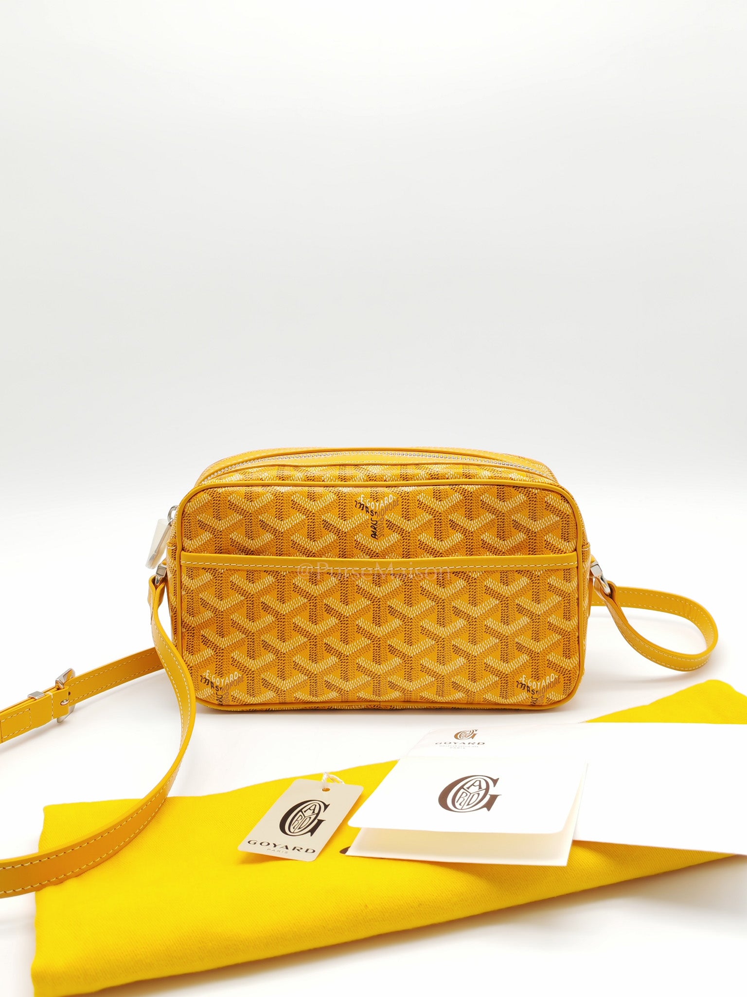 Cap Vert Crossbody Bag PM in Yellow Goyardine Canvas