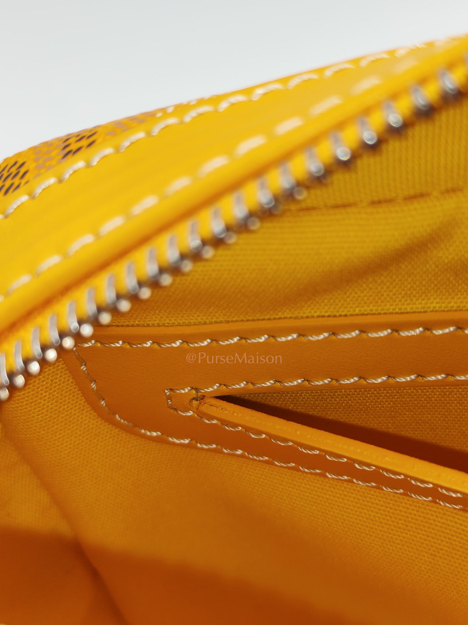 Cap Vert Crossbody Bag PM in Yellow Goyardine Canvas