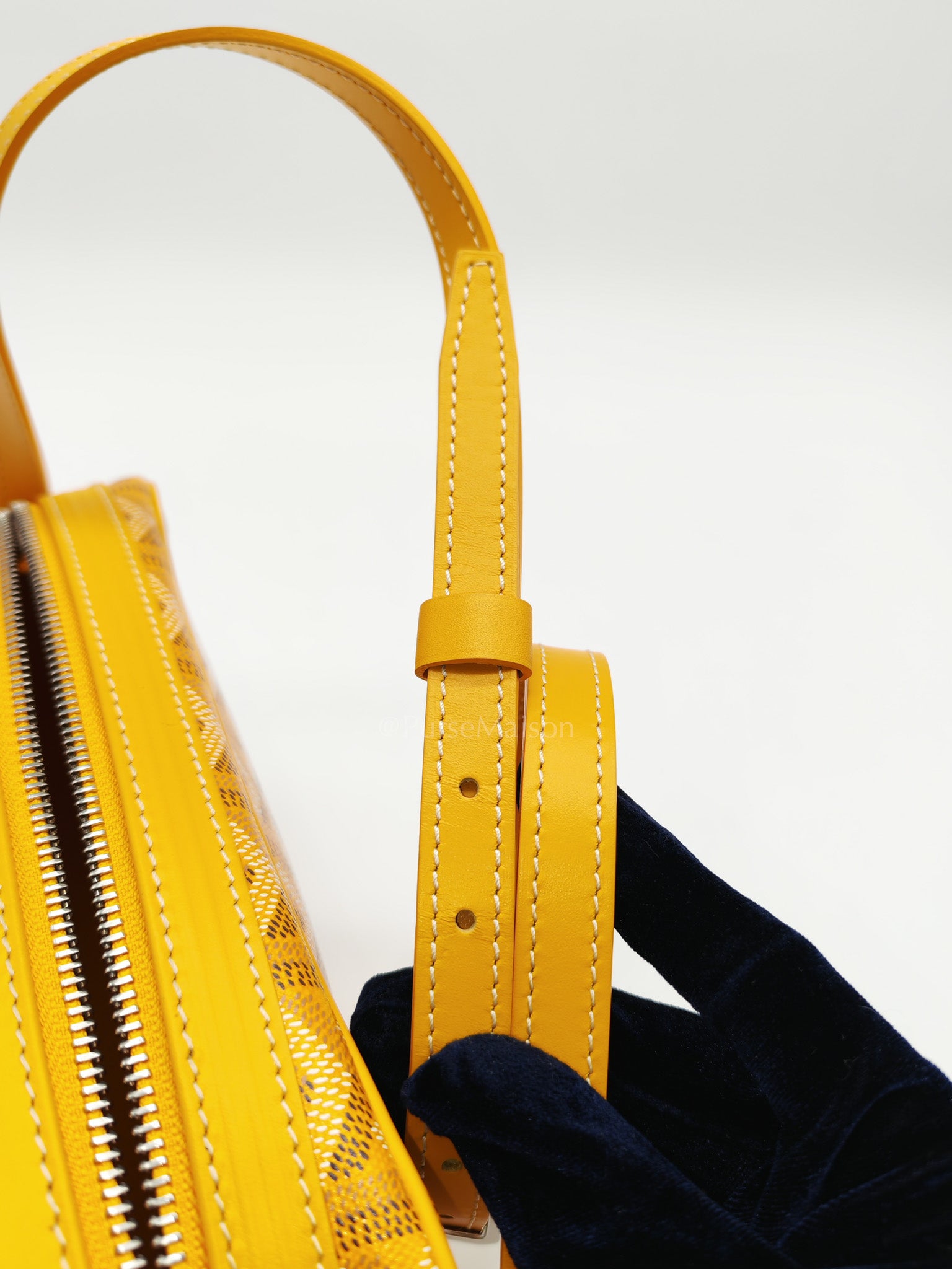 Cap Vert Crossbody Bag PM in Yellow Goyardine Canvas