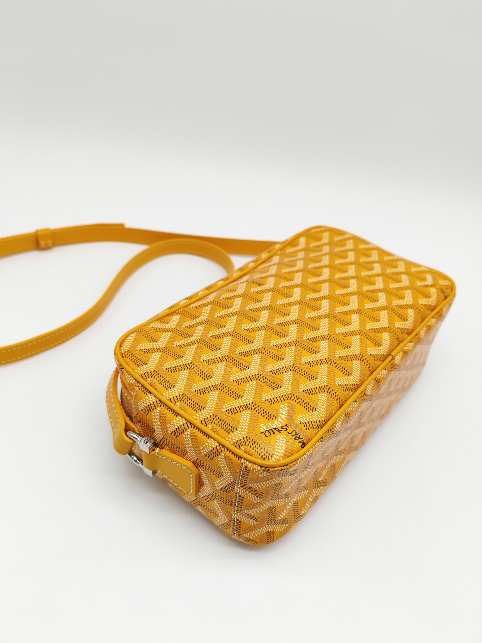 Cap Vert Crossbody Bag PM in Yellow Goyardine Canvas
