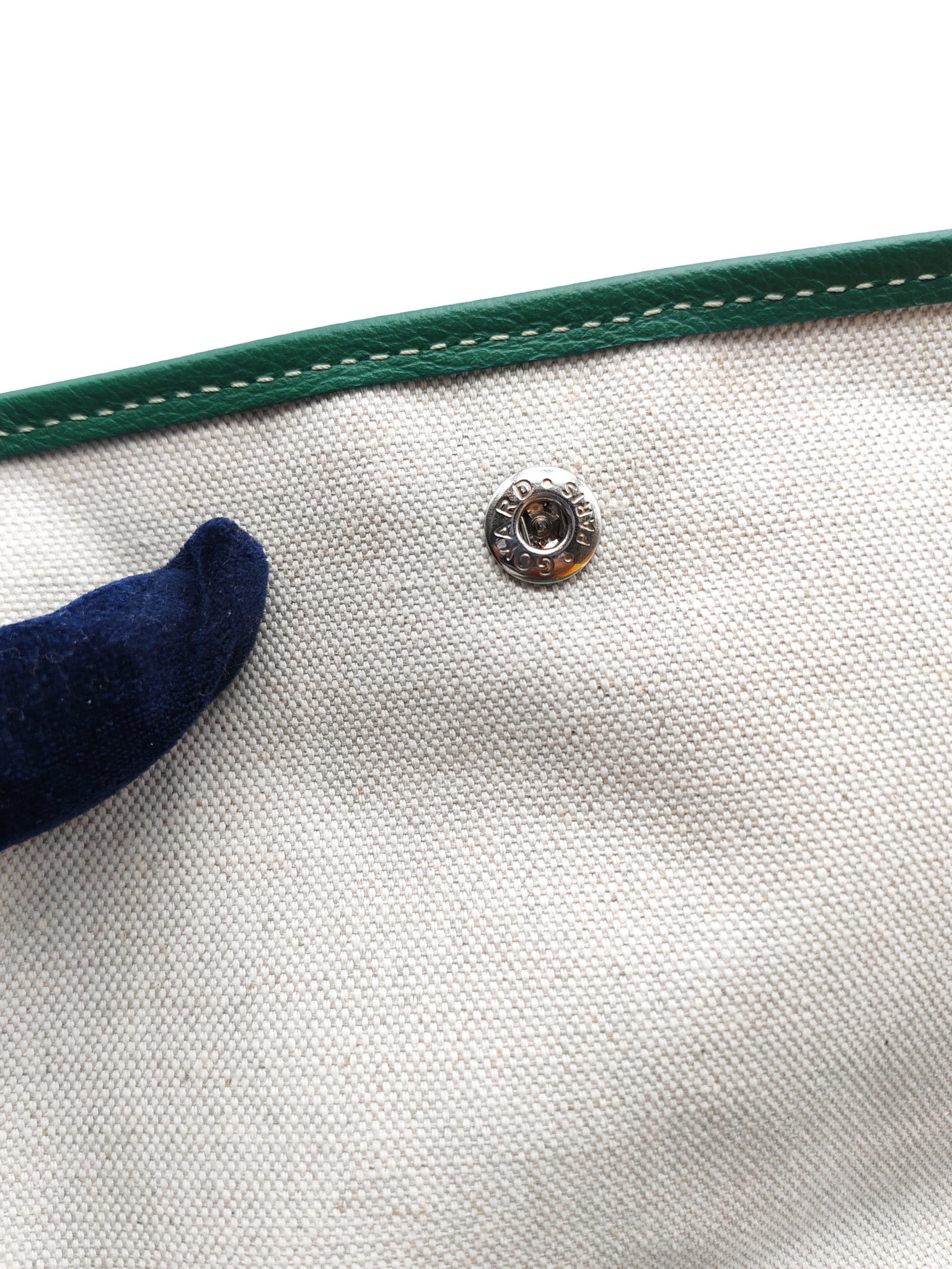 Goyard Plumet Crossbody Bag in Green Goyardine Canvas