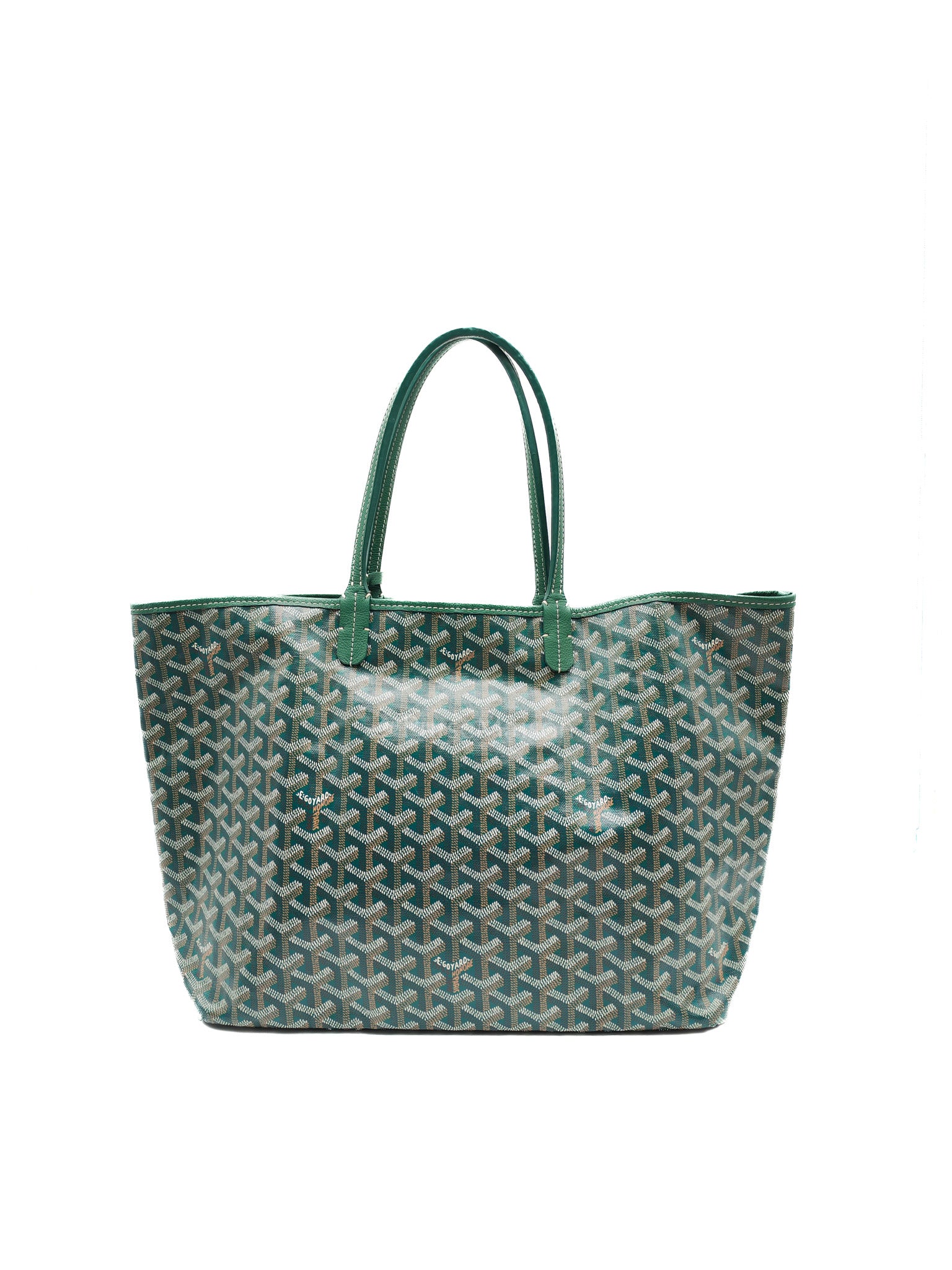 Saint Louis PM in Green Goyardine Canvas