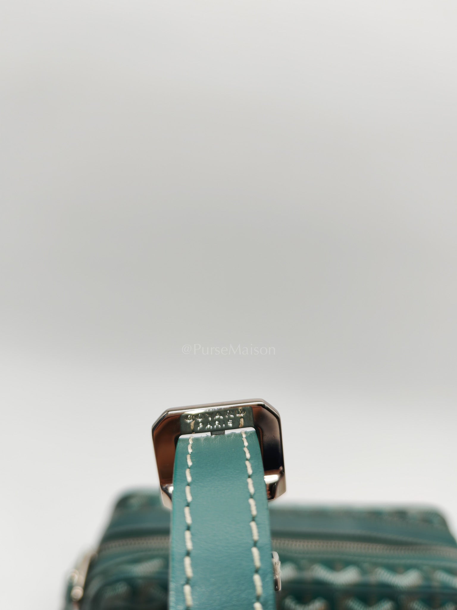 Capvert Crossbody Bag in Green Goyardine Canvas
