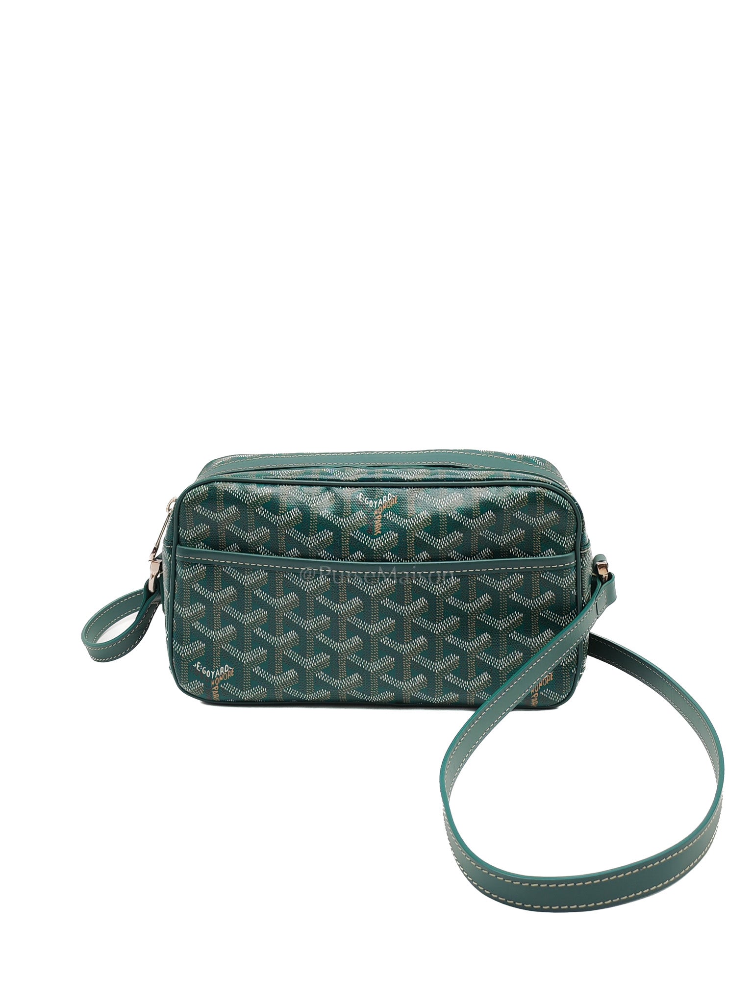 Capvert Crossbody Bag in Green Goyardine Canvas