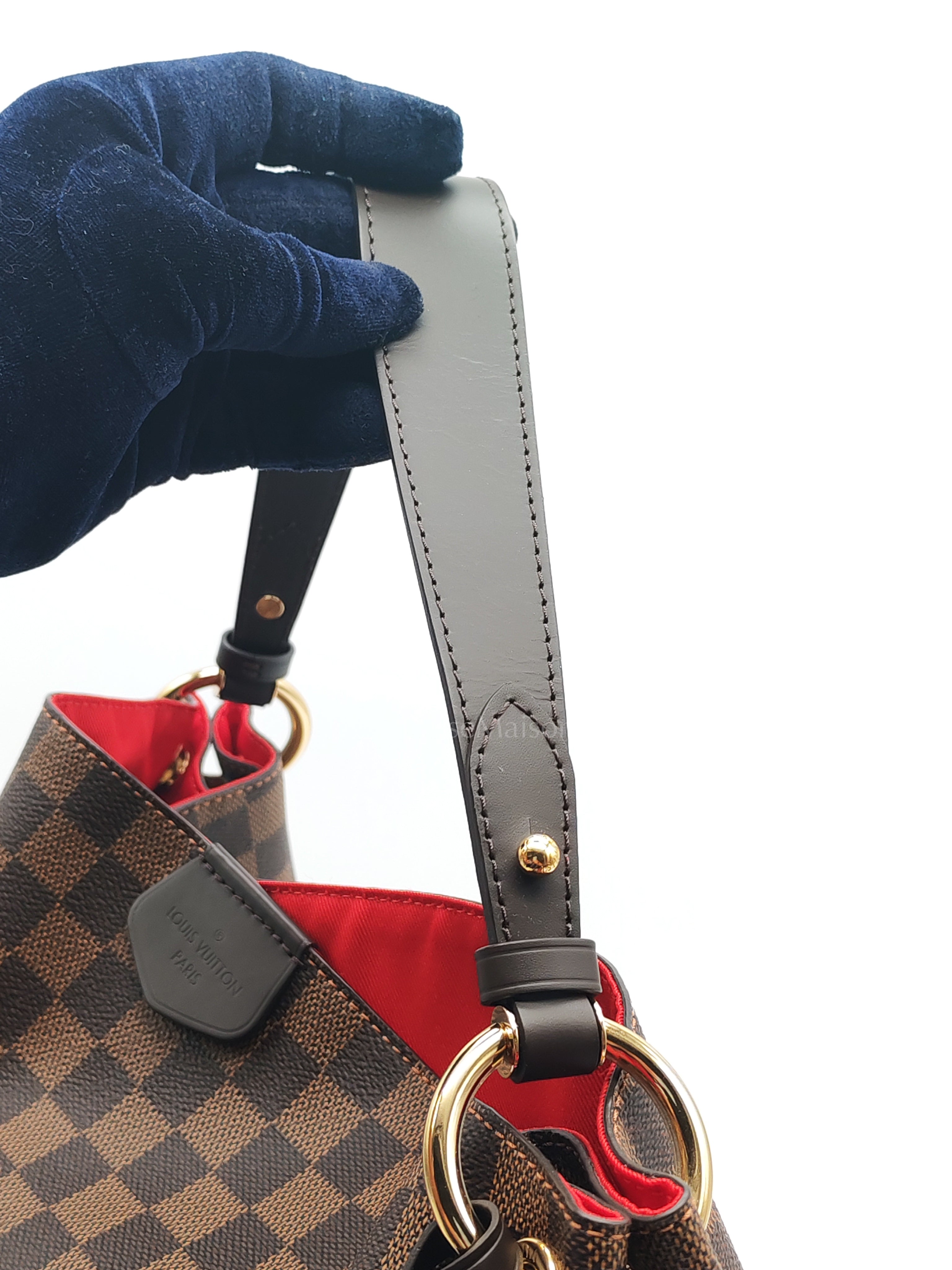 Gracefully MM in Damier Ebene Canvas (Microchip) | Purse Maison Luxury Bags Shop