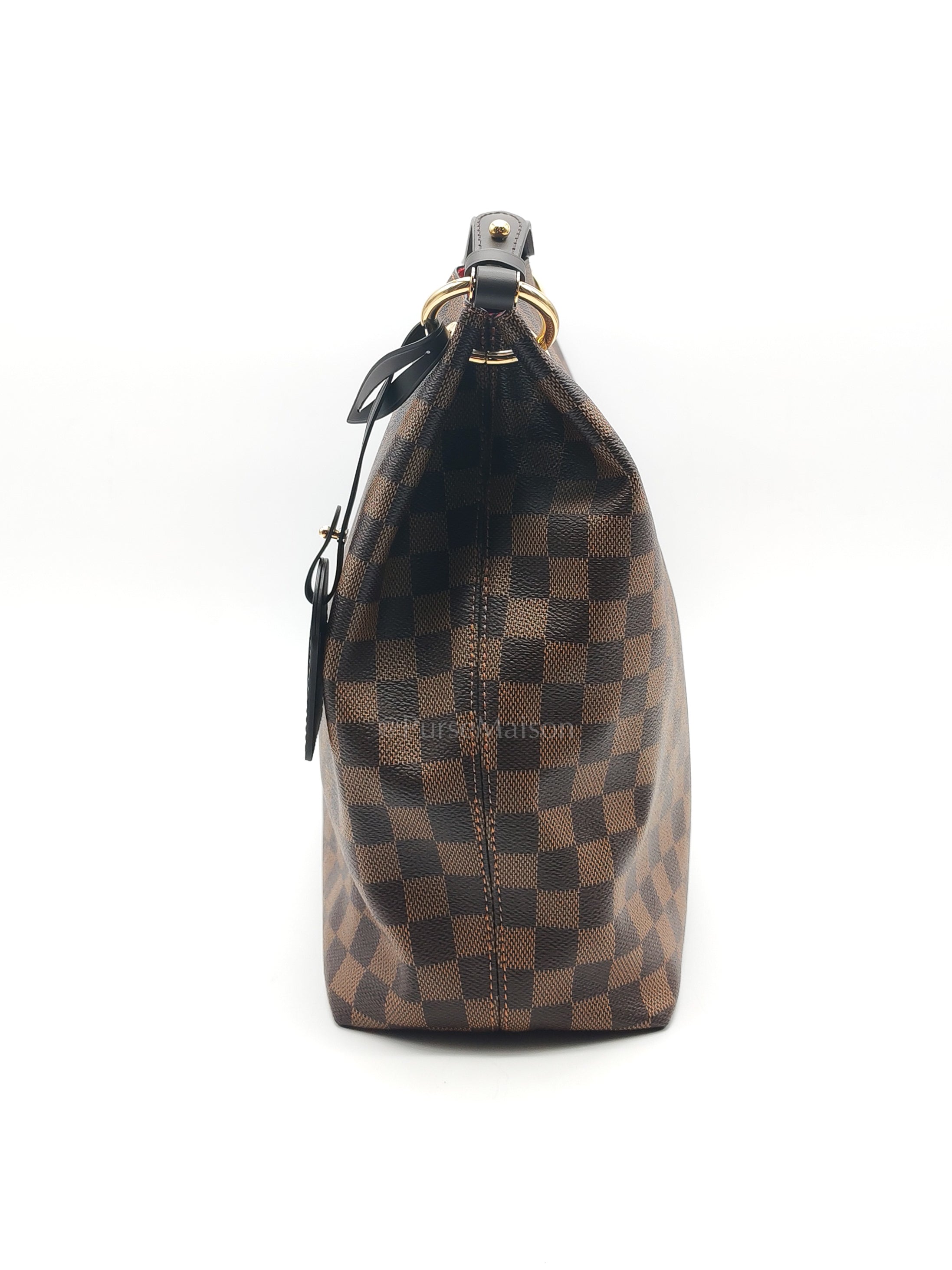 Gracefully MM in Damier Ebene Canvas (Microchip) | Purse Maison Luxury Bags Shop