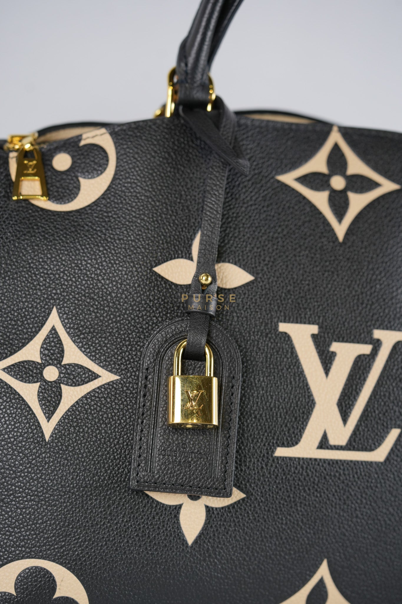 Grand Palais MM in Monogram Empreinte Leather Bicolor (Microchip) | Purse Maison Luxury Bags Shop