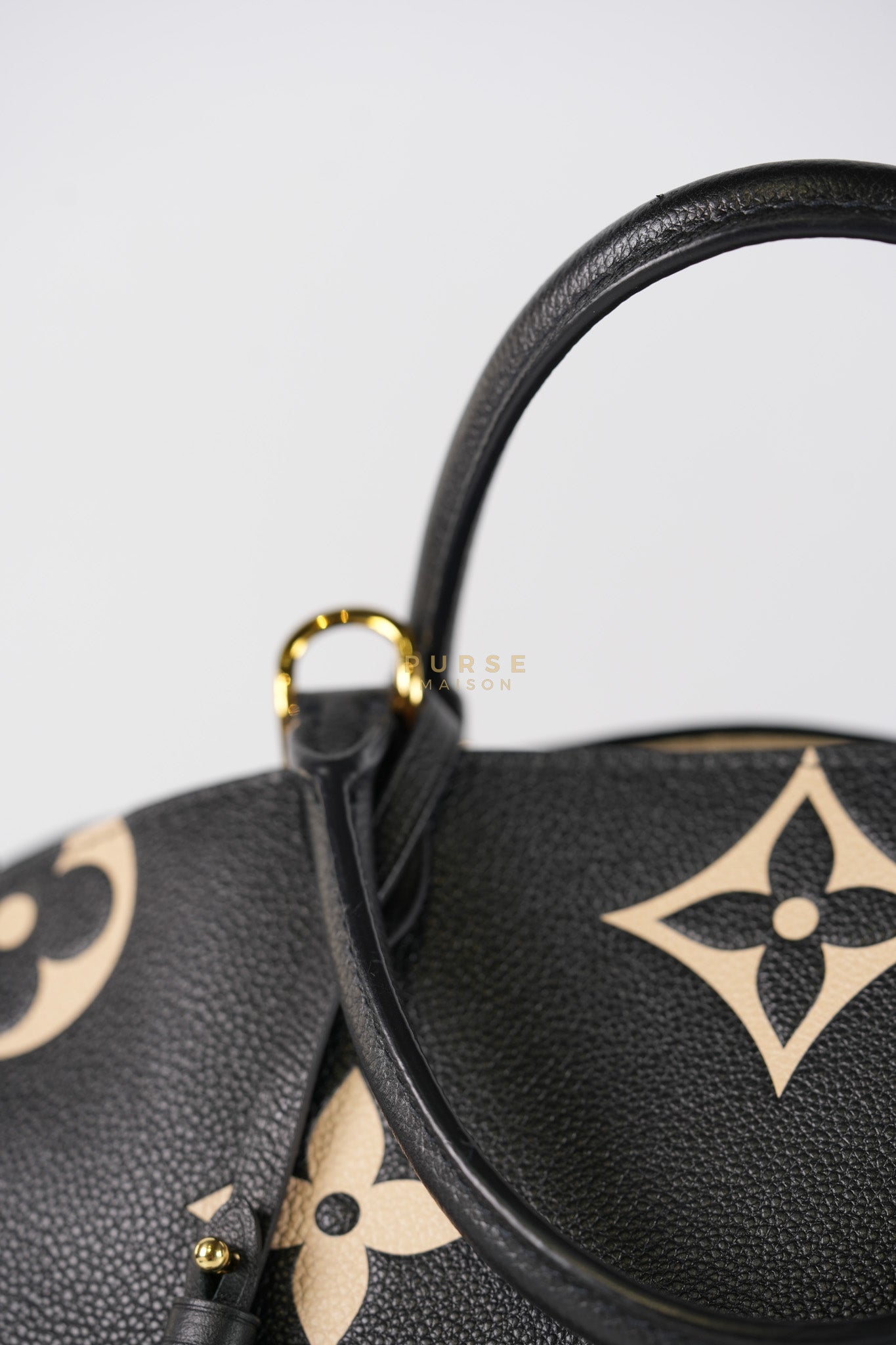 Grand Palais MM in Monogram Empreinte Leather Bicolor (Microchip) | Purse Maison Luxury Bags Shop