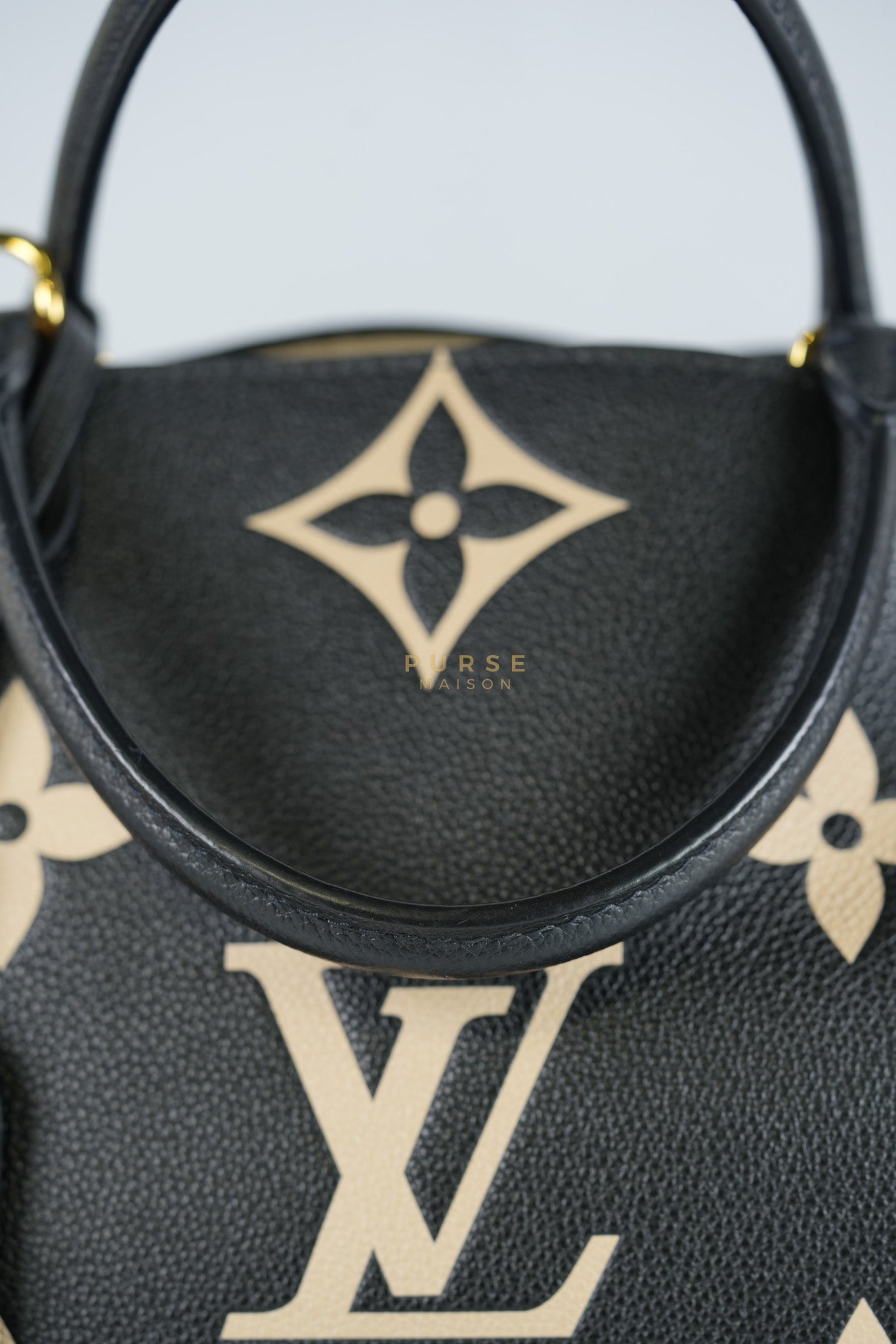 Grand Palais MM in Monogram Empreinte Leather Bicolor (Microchip) | Purse Maison Luxury Bags Shop