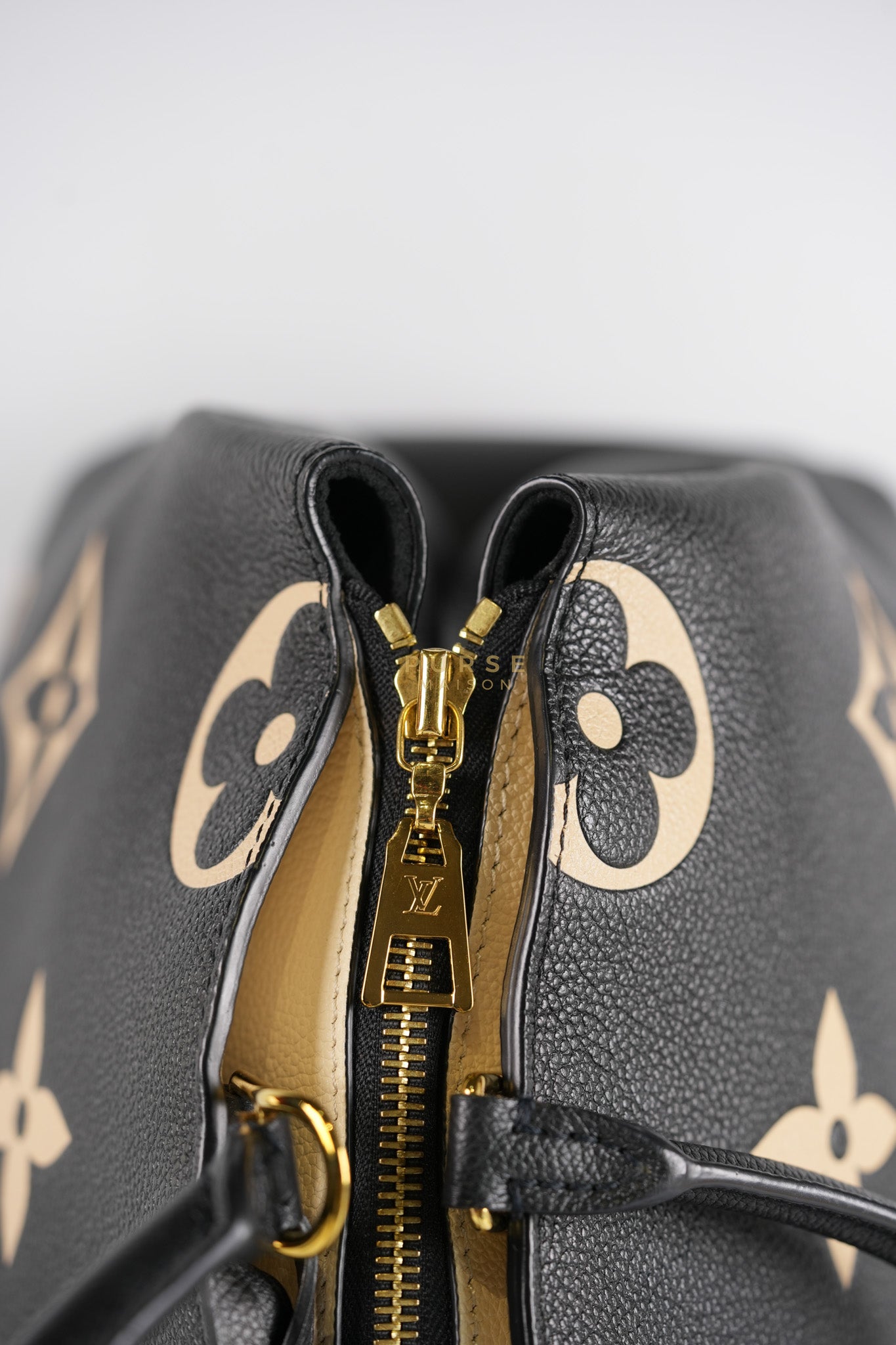 Grand Palais MM in Monogram Empreinte Leather Bicolor (Microchip) | Purse Maison Luxury Bags Shop