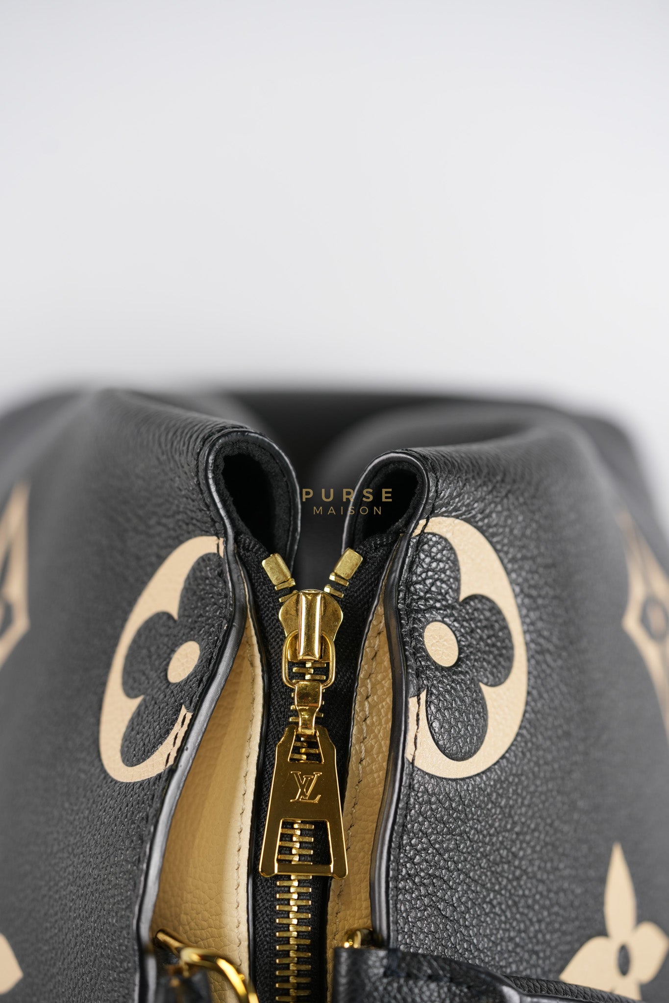 Grand Palais MM in Monogram Empreinte Leather Bicolor (Microchip) | Purse Maison Luxury Bags Shop