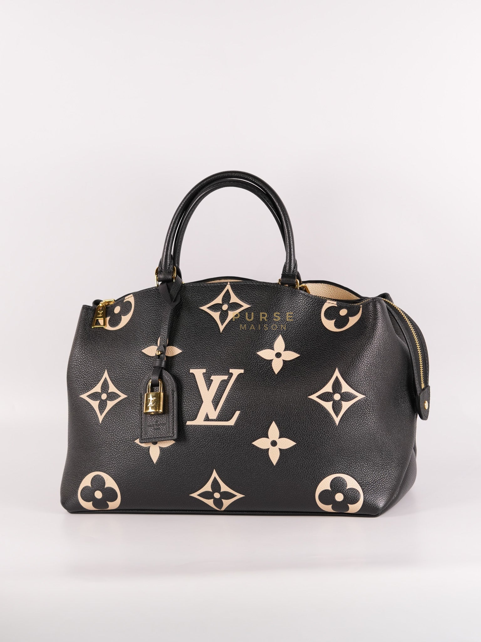 Grand Palais MM in Monogram Empreinte Leather Bicolor (Microchip) | Purse Maison Luxury Bags Shop