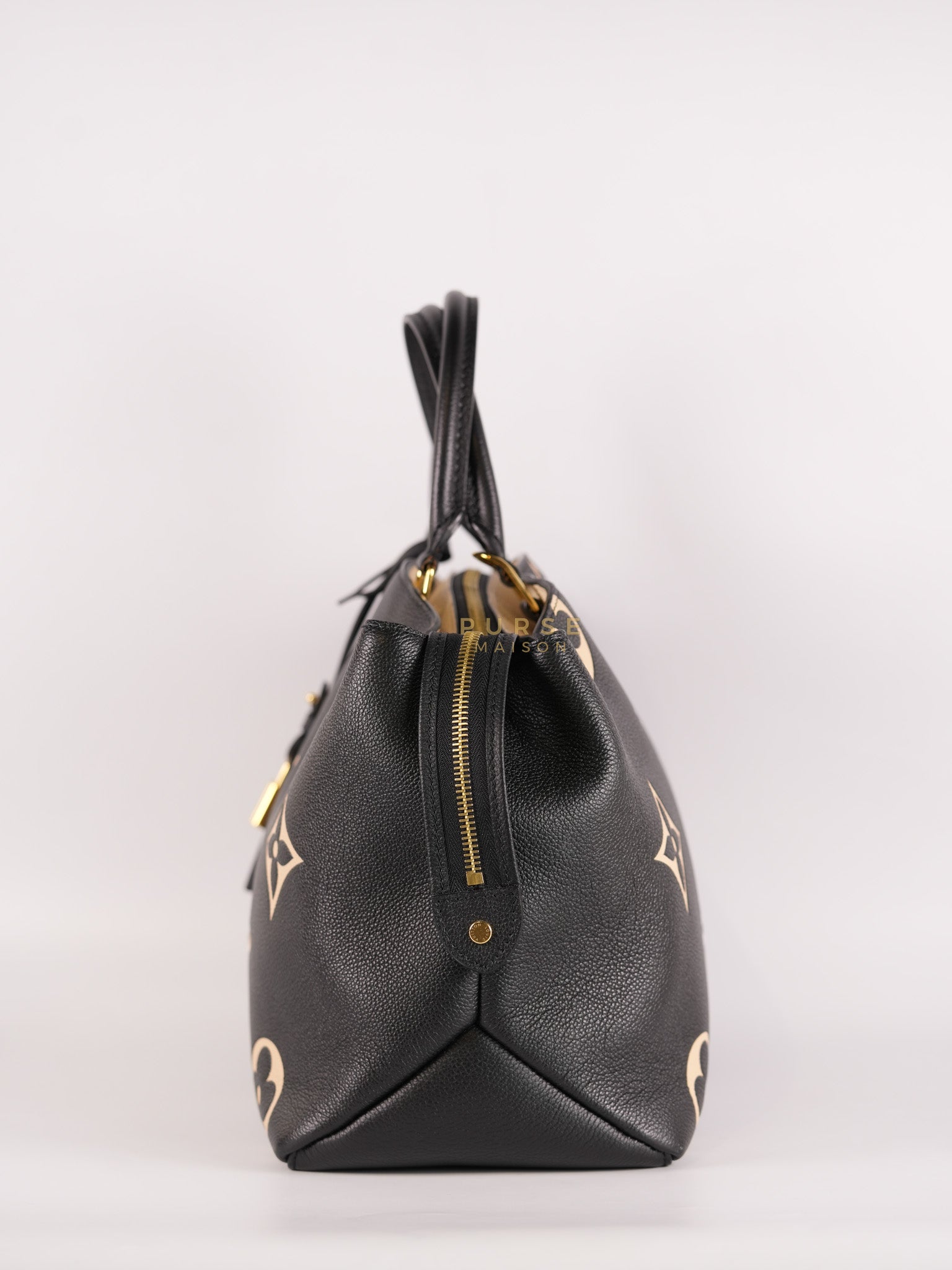 Grand Palais MM in Monogram Empreinte Leather Bicolor (Microchip) | Purse Maison Luxury Bags Shop