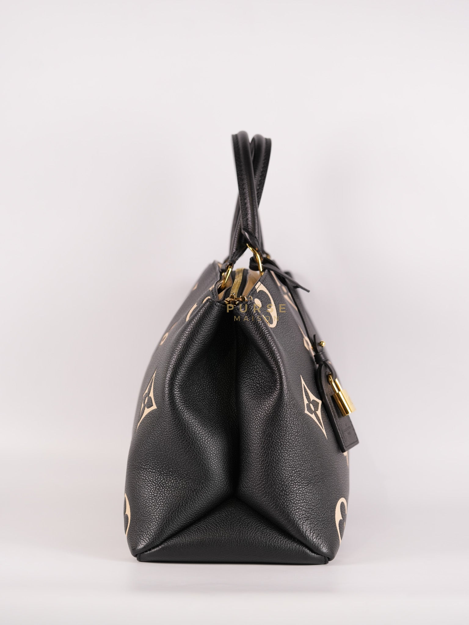 Grand Palais MM in Monogram Empreinte Leather Bicolor (Microchip) | Purse Maison Luxury Bags Shop