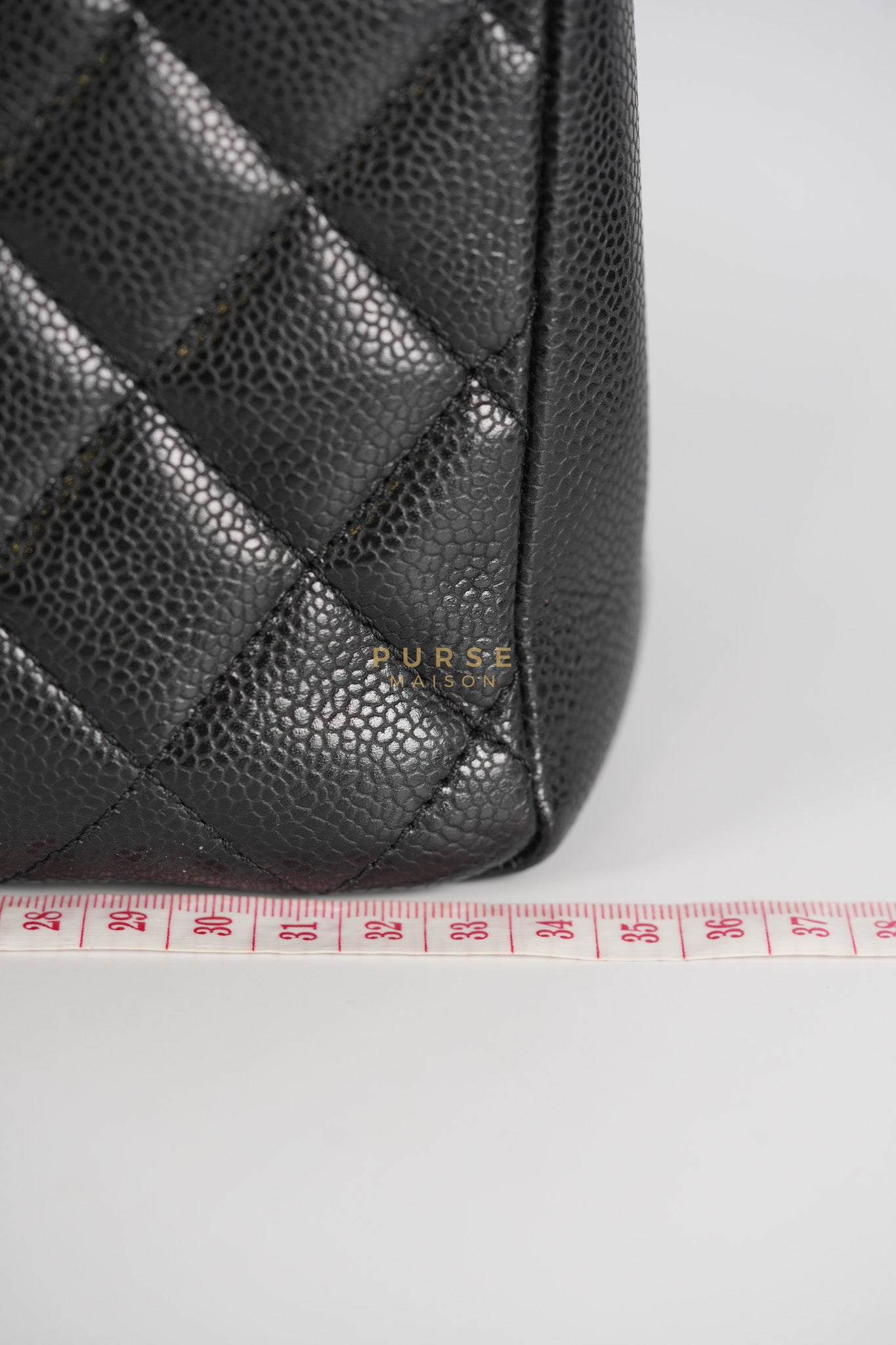 Grand Shopping Tote Bag (GST) in Black Caviar Leather & Gold Hardware Series 17 | Purse Maison Luxury Bags Shop