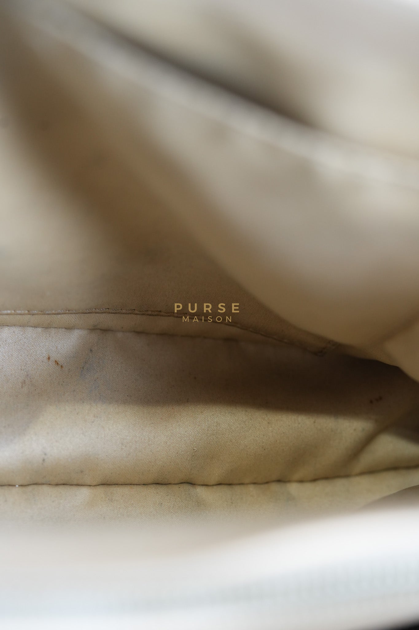 Grand Shopping Tote (GST) Beige in Caviar Leather and Gold Hardware Series 16 | Purse Maison Luxury Bags Shop