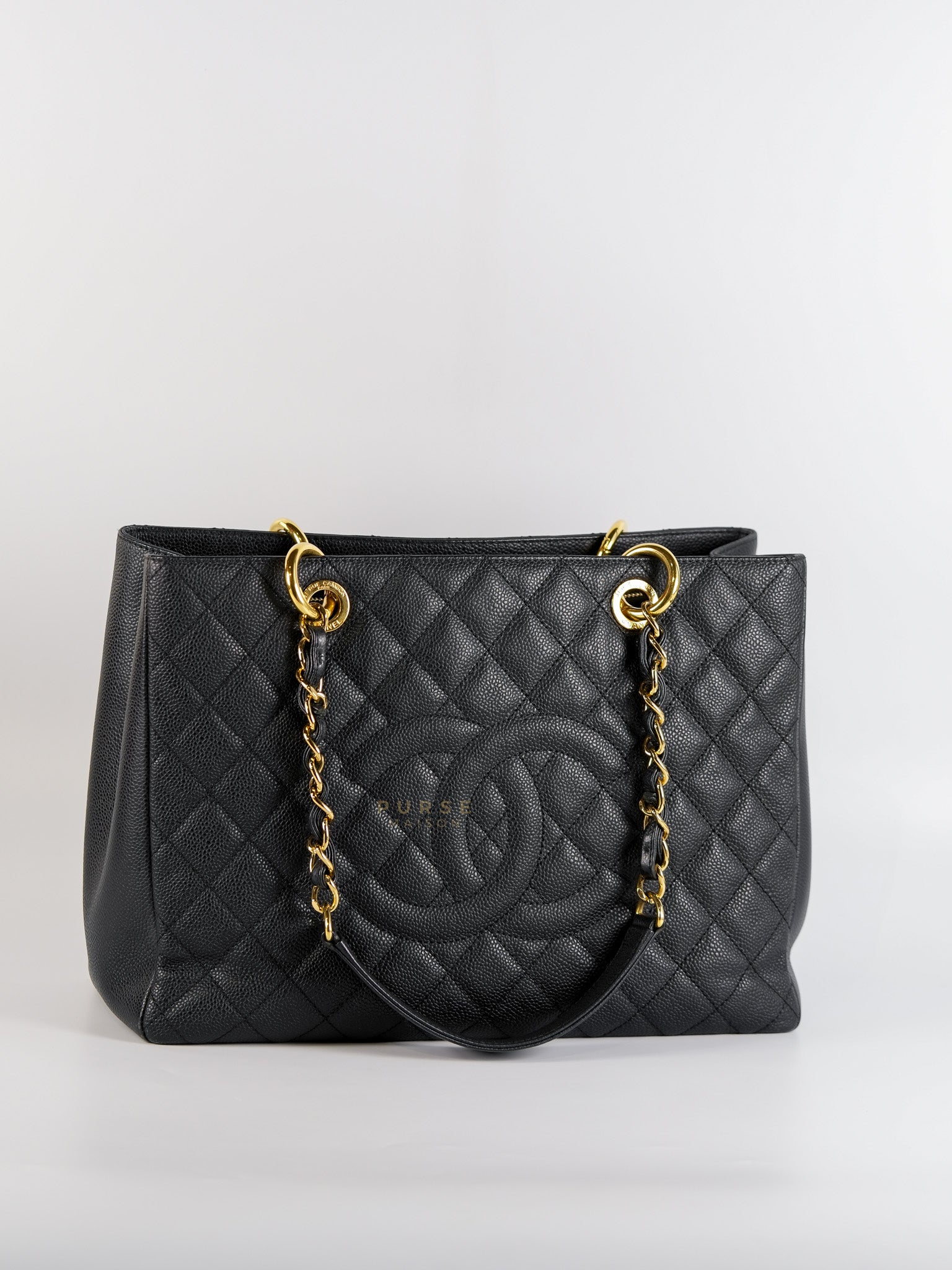 Grand Shopping Tote (GST) Caviar Calfskin in Gold Hardware Series 15 | Purse Maison Luxury Bags Shop