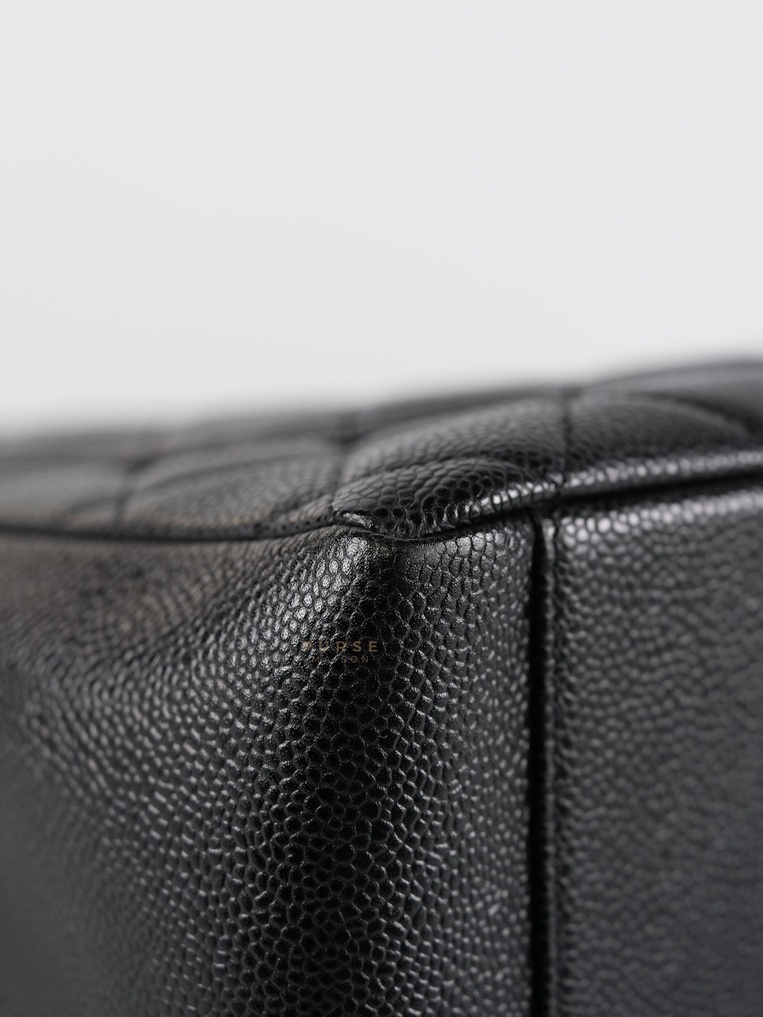 Grand Shopping Tote (GST) Caviar Calfskin in Gold Hardware Series 18 | Purse Maison Luxury Bags Shop