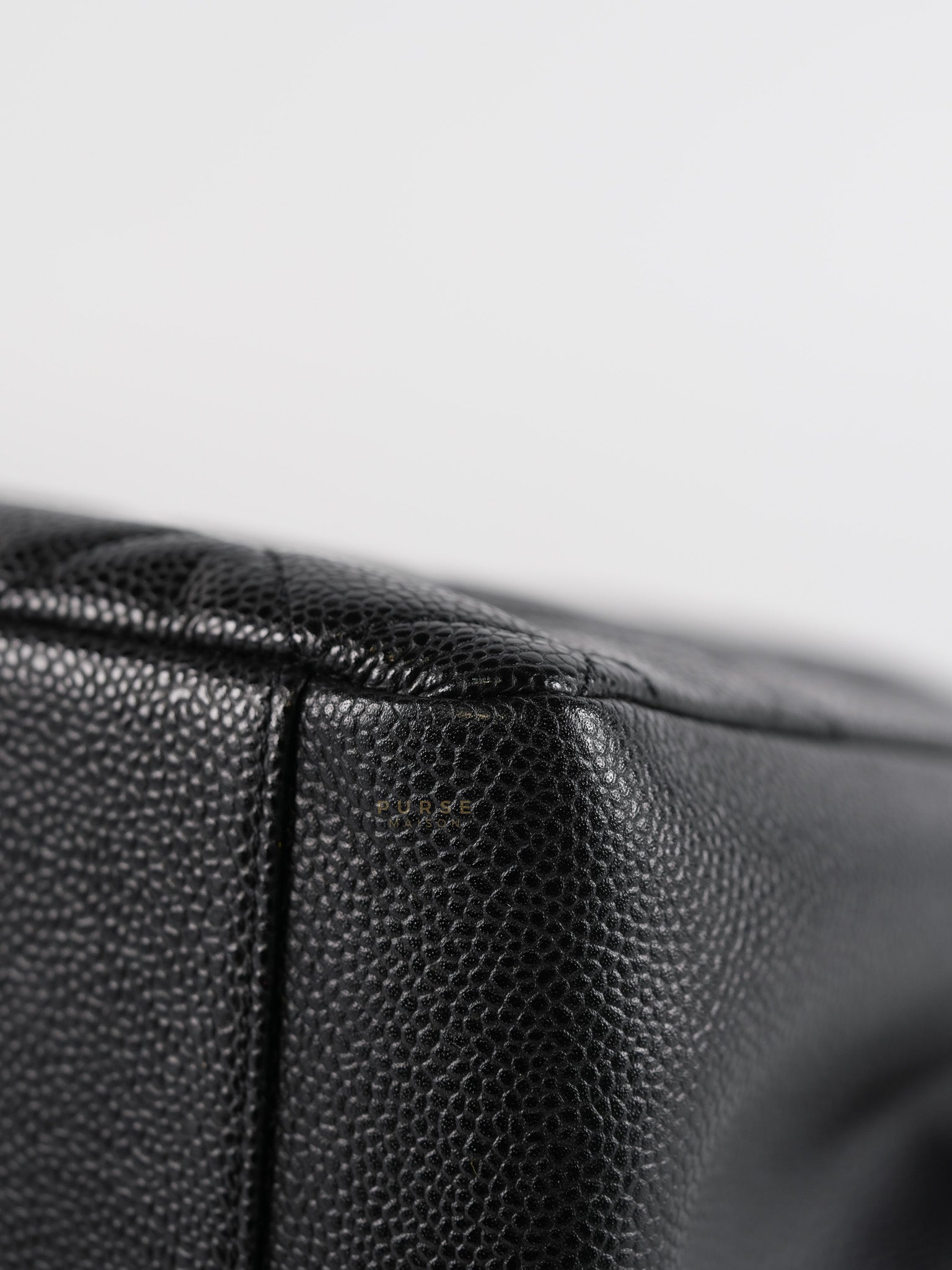 Grand Shopping Tote (GST) Caviar Calfskin in Gold Hardware Series 18 | Purse Maison Luxury Bags Shop
